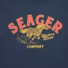 Heritage Tee | Navy | Seager Co. sold by Man Ready