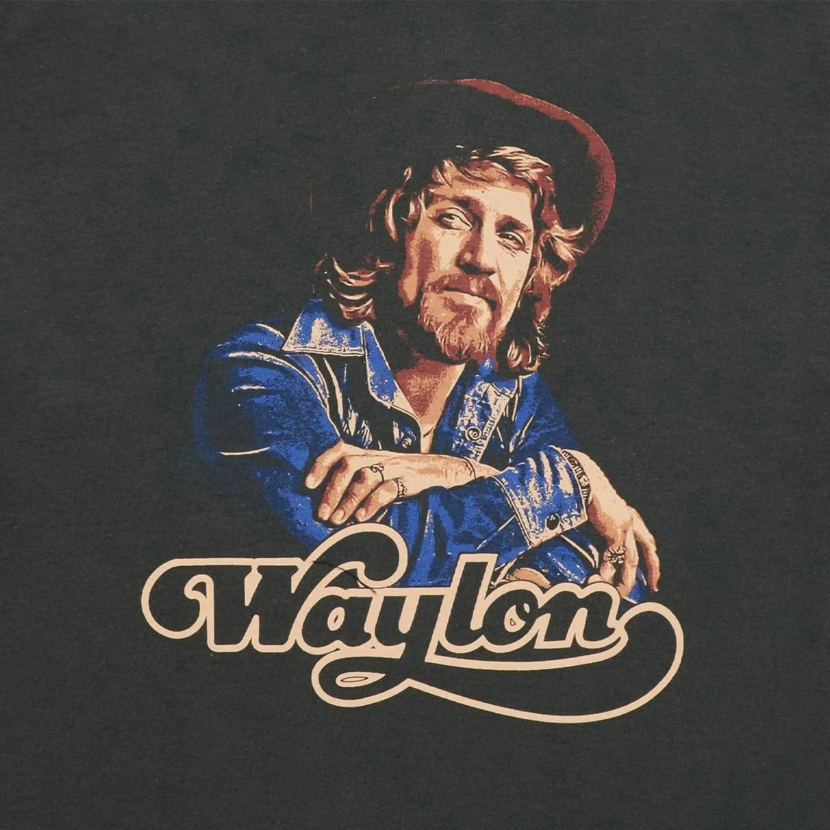 Heritage Tee | Vintage Black | Seager Co. x Waylon Jennings sold by Man Ready product image thumbnail 2