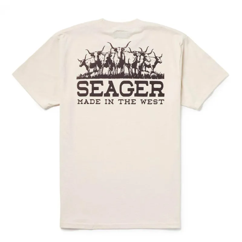 Herd Tee | Vintage White | Seager Co. sold by Man Ready