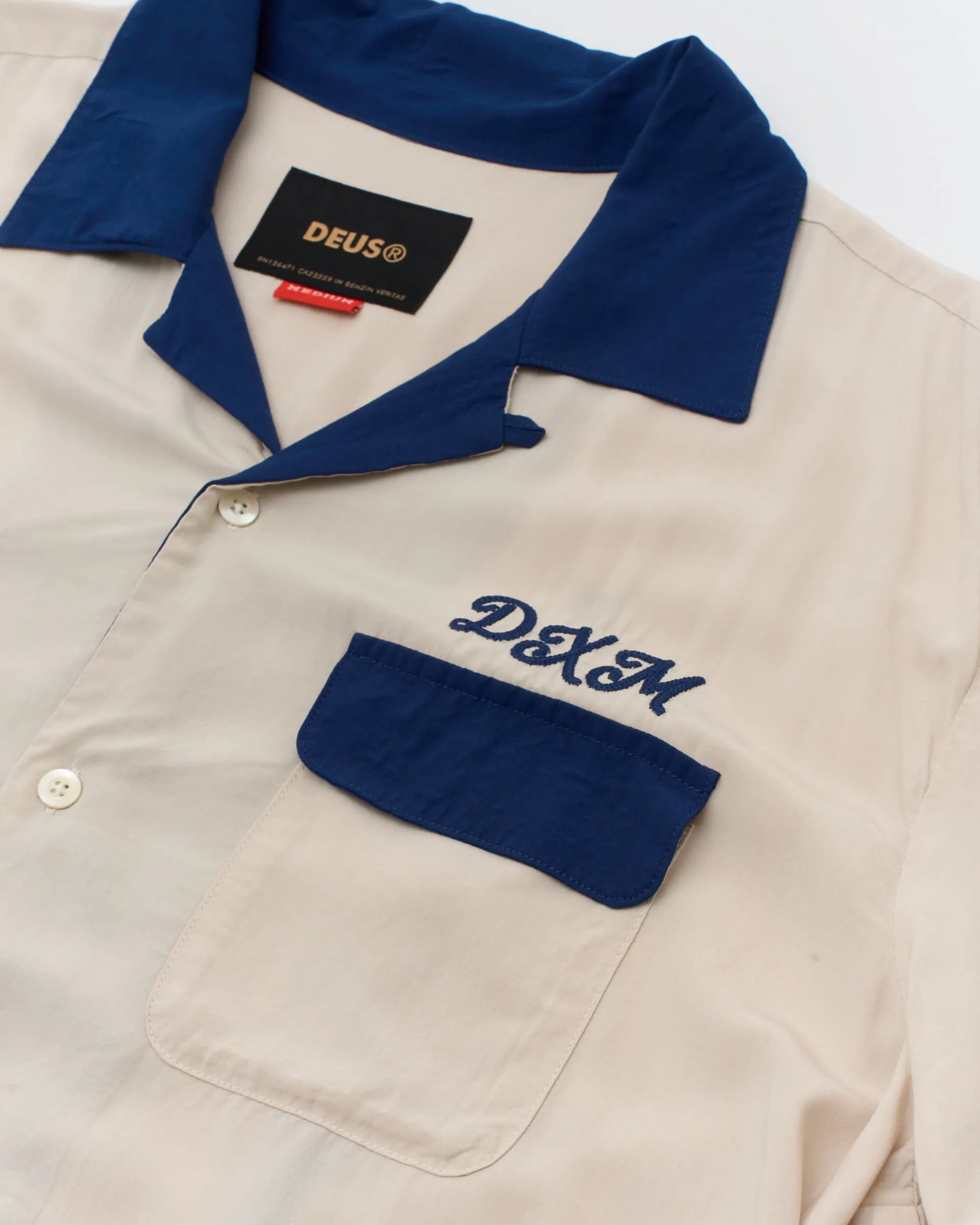 Diablo Bowling Shirt | Dirty White | Deus Ex Machina sold by Man Ready product image thumbnail 3