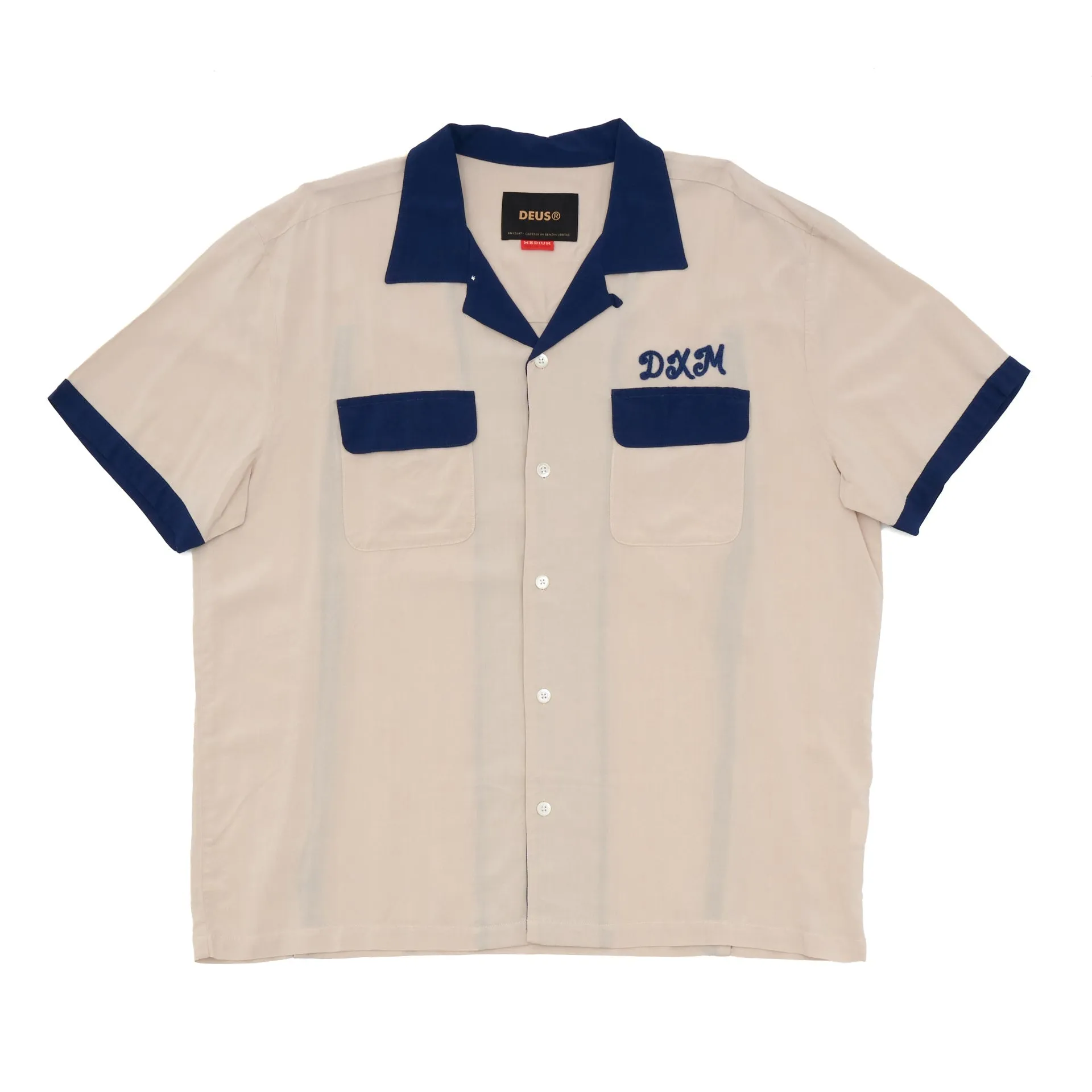 Diablo Bowling Shirt | Dirty White | Deus Ex Machina sold by Man Ready