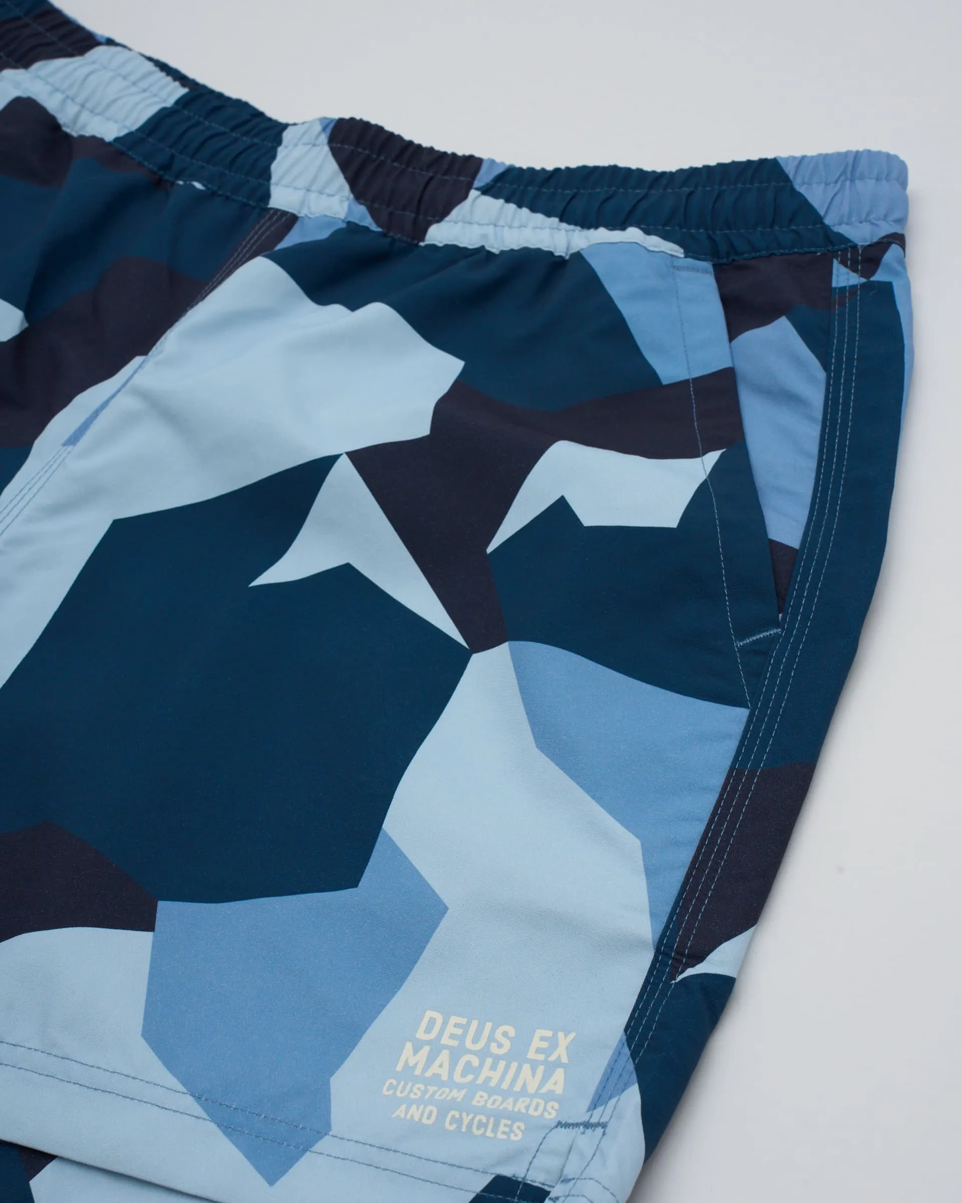 Service Swim Short | Blue Camo | Deus Ex Machina sold by Man Ready product image thumbnail 3