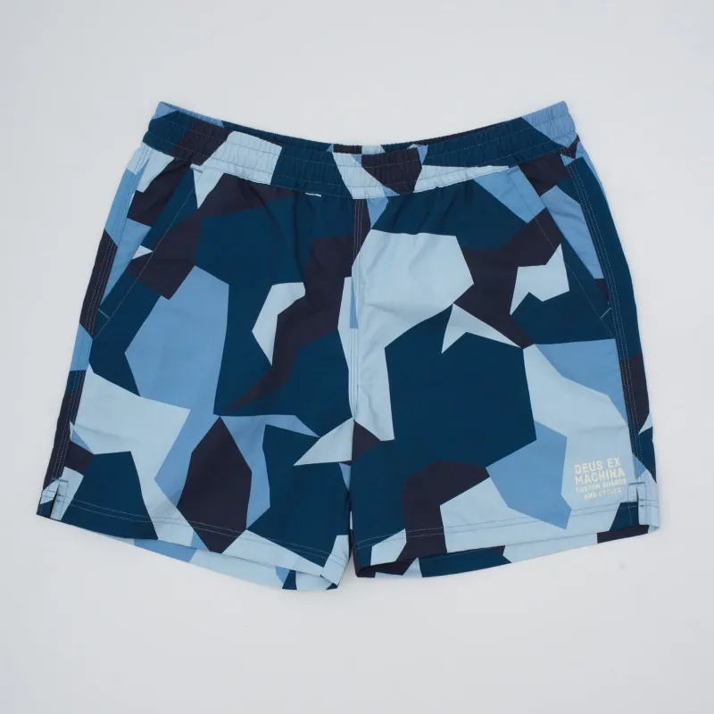 Service Swim Short | Blue Camo | Deus Ex Machina made by Deus Ex Machina