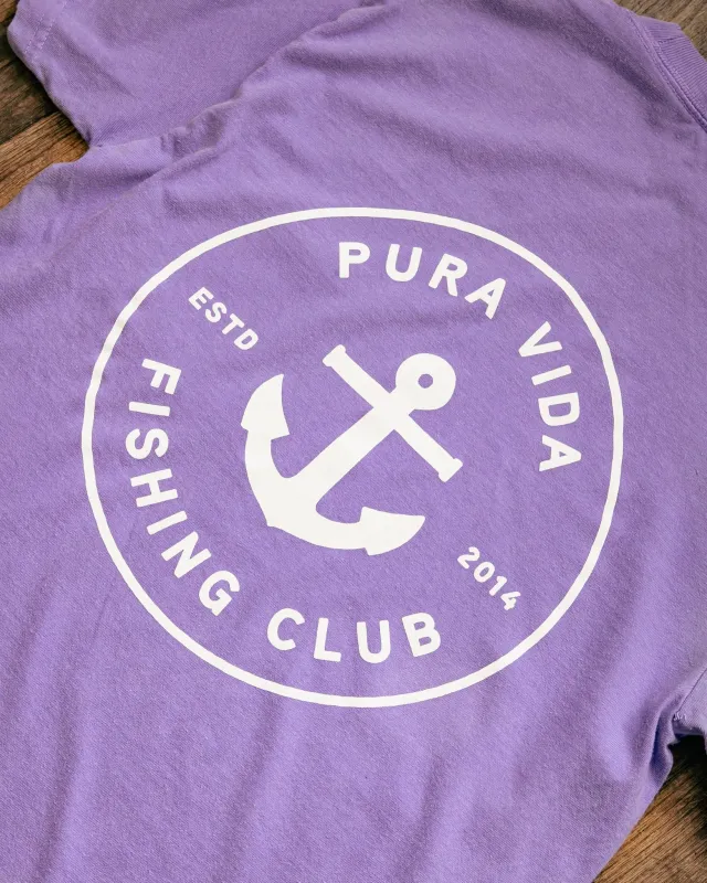Graphic Pocket Tee | Pura Vida | Violet | Manready Mercantile sold by Man Ready