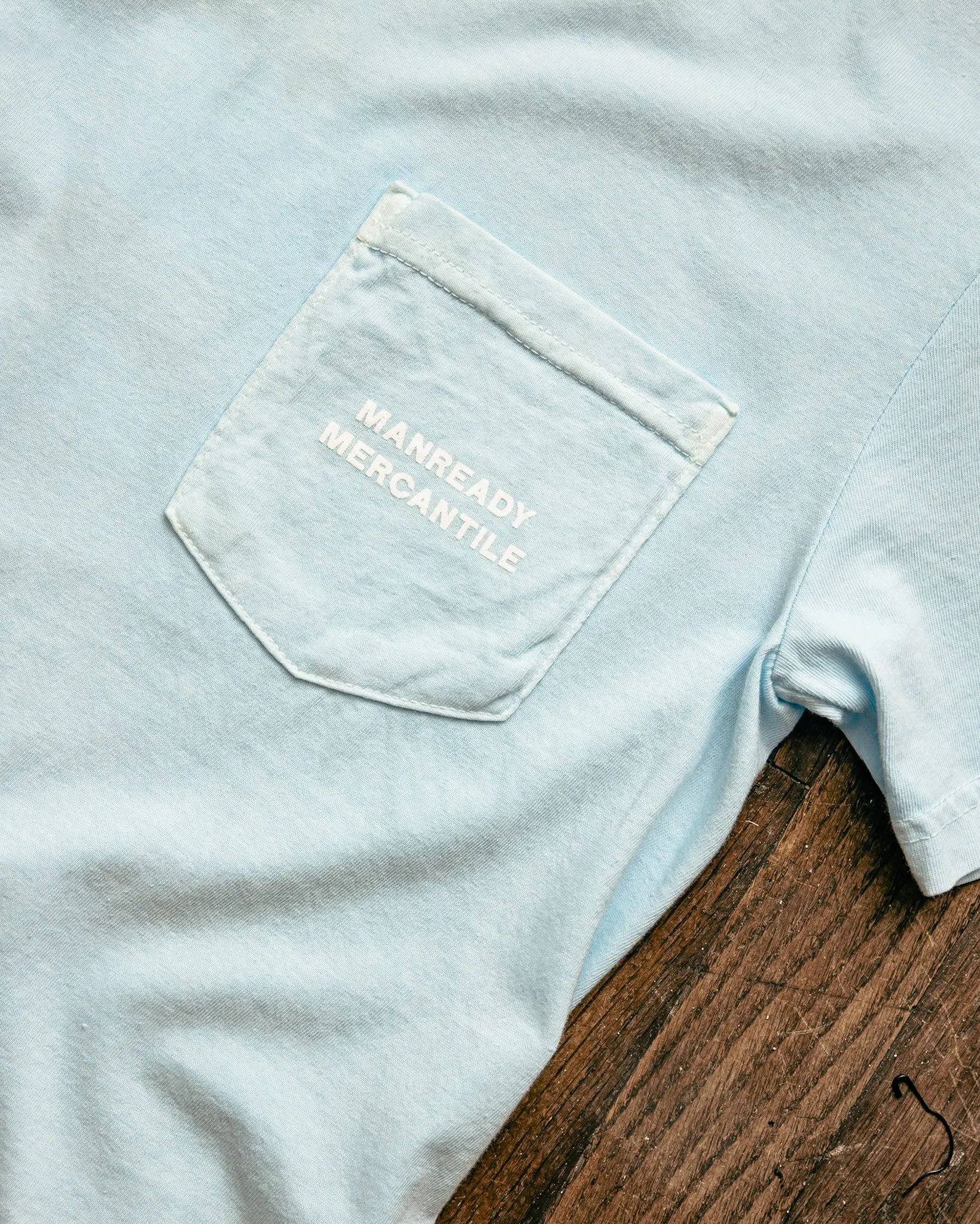Graphic Pocket Tee | Come and Take It | Hydrangea Blue | Manready Mercantile sold by Man Ready product image thumbnail 4