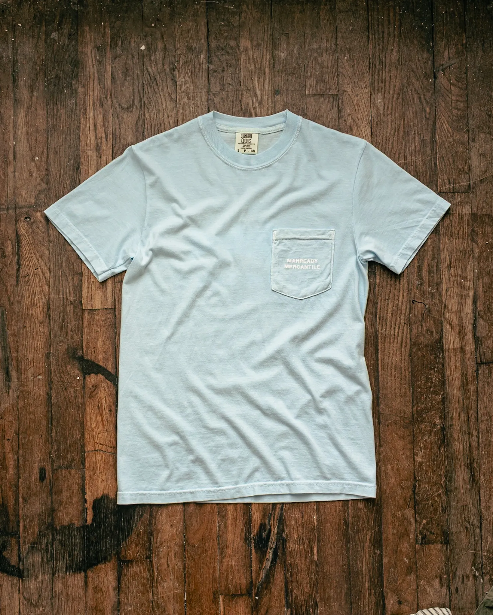 Graphic Pocket Tee | Come and Take It | Hydrangea Blue | Manready Mercantile sold by Man Ready product image thumbnail 3