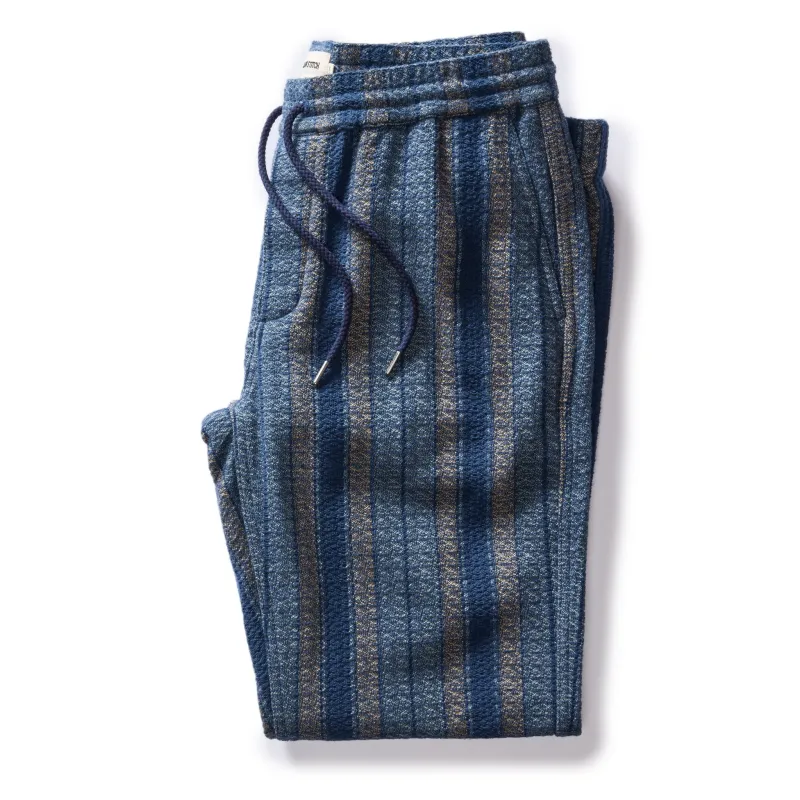 The Apres Pant | Marine Stripe | Taylor Stitch sold by Man Ready