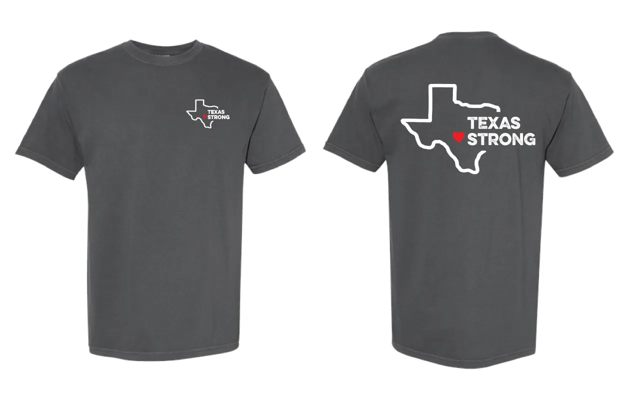 Texas Strong Tee | Slate Gray | Manready Mercantile sold by Man Ready