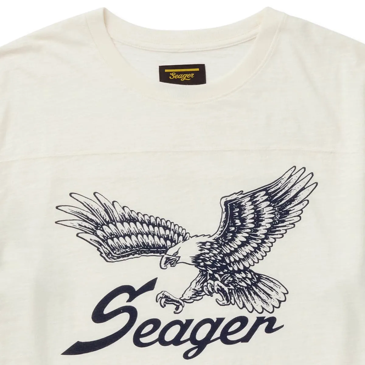 Riggins Crew Tee | White | Seager Co. sold by Man Ready product image thumbnail 3