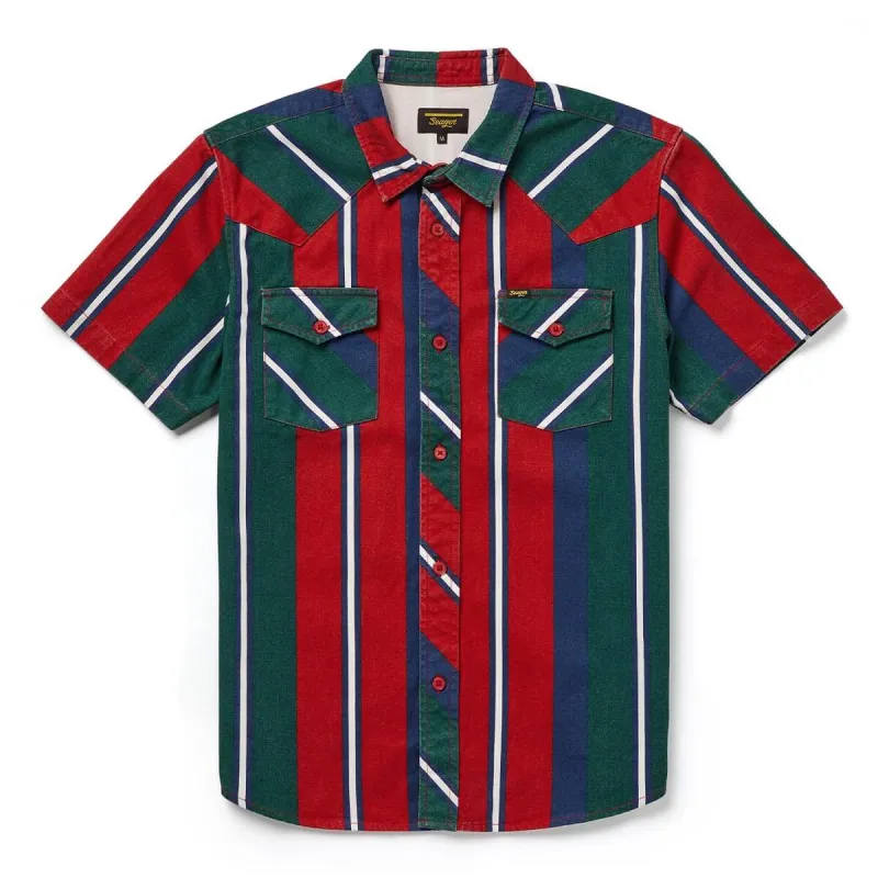 Amarillo S/S Shirt | Mattson Stripe | Seager Co. made by Man Ready