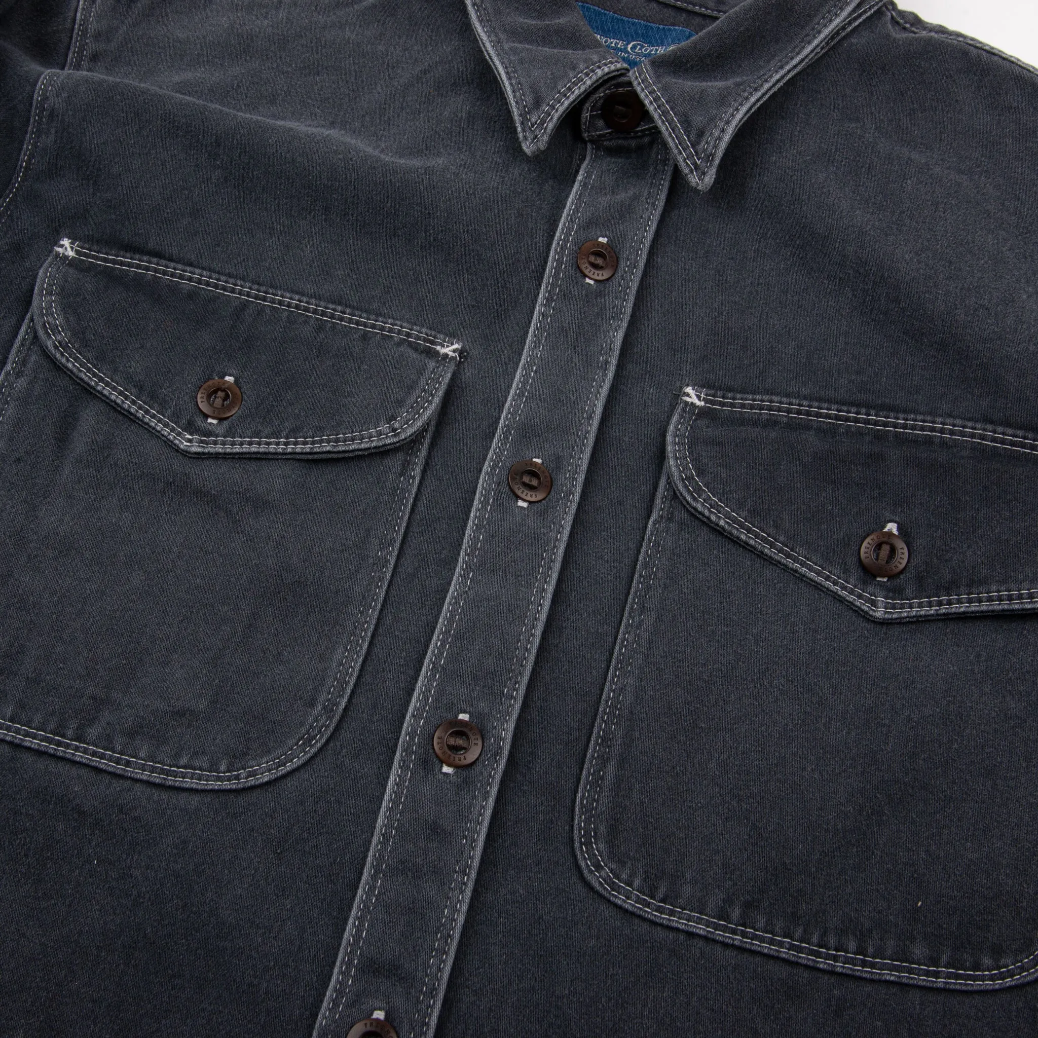 Utility Shirt | Charcoal | Freenote Cloth sold by Man Ready product image thumbnail 3