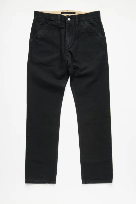 Workers Chino Slim Straight | Black | Freenote Cloth sold by Man Ready