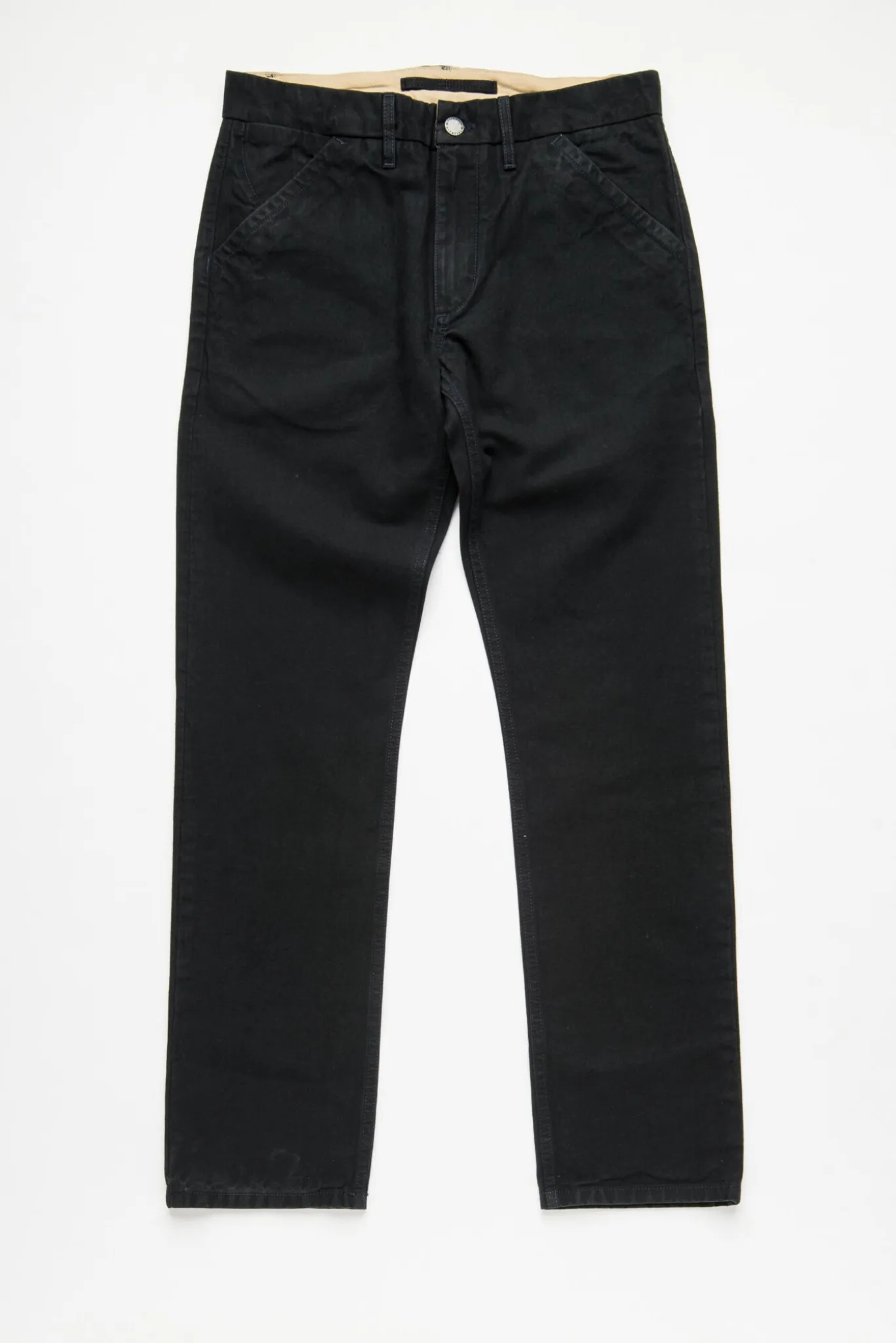 Workers Chino Slim Straight | Black | Freenote Cloth sold by Man Ready
