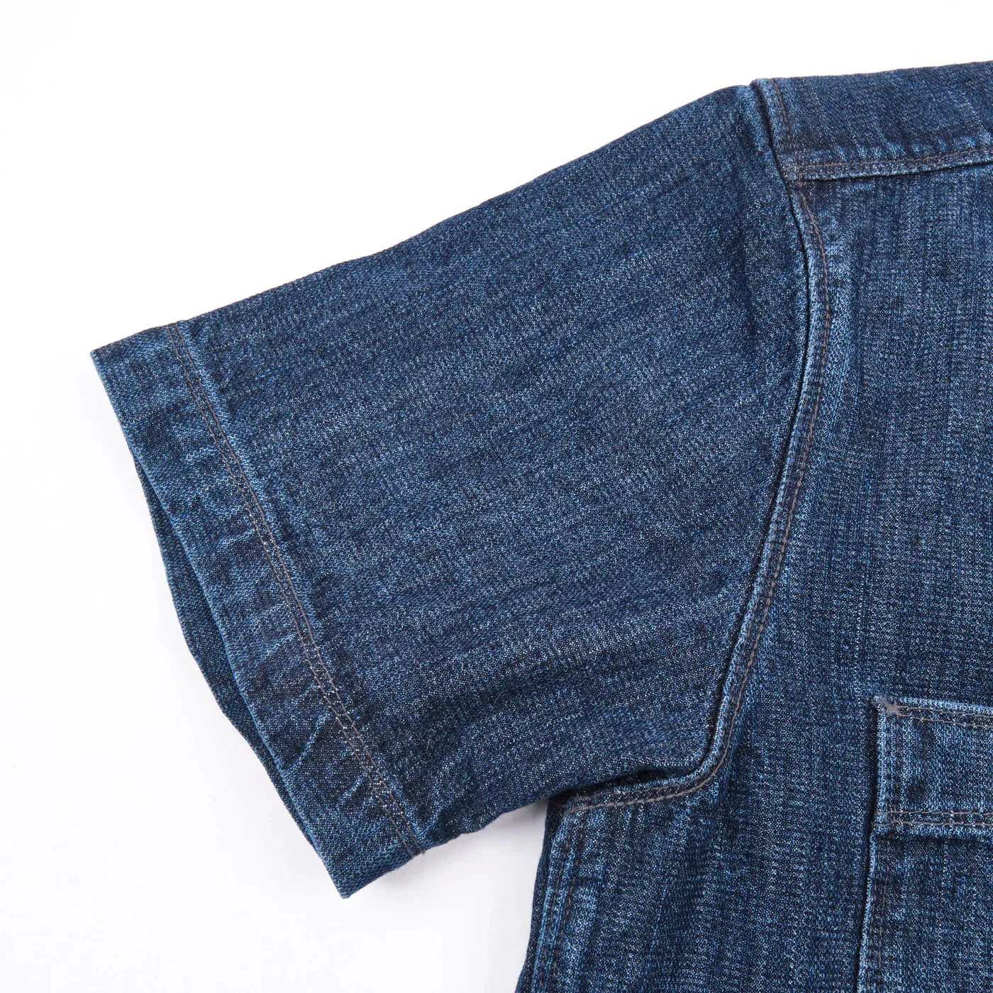 Dayton S/S Shirt | Indigo | Freenote Cloth sold by Man Ready product image thumbnail 5