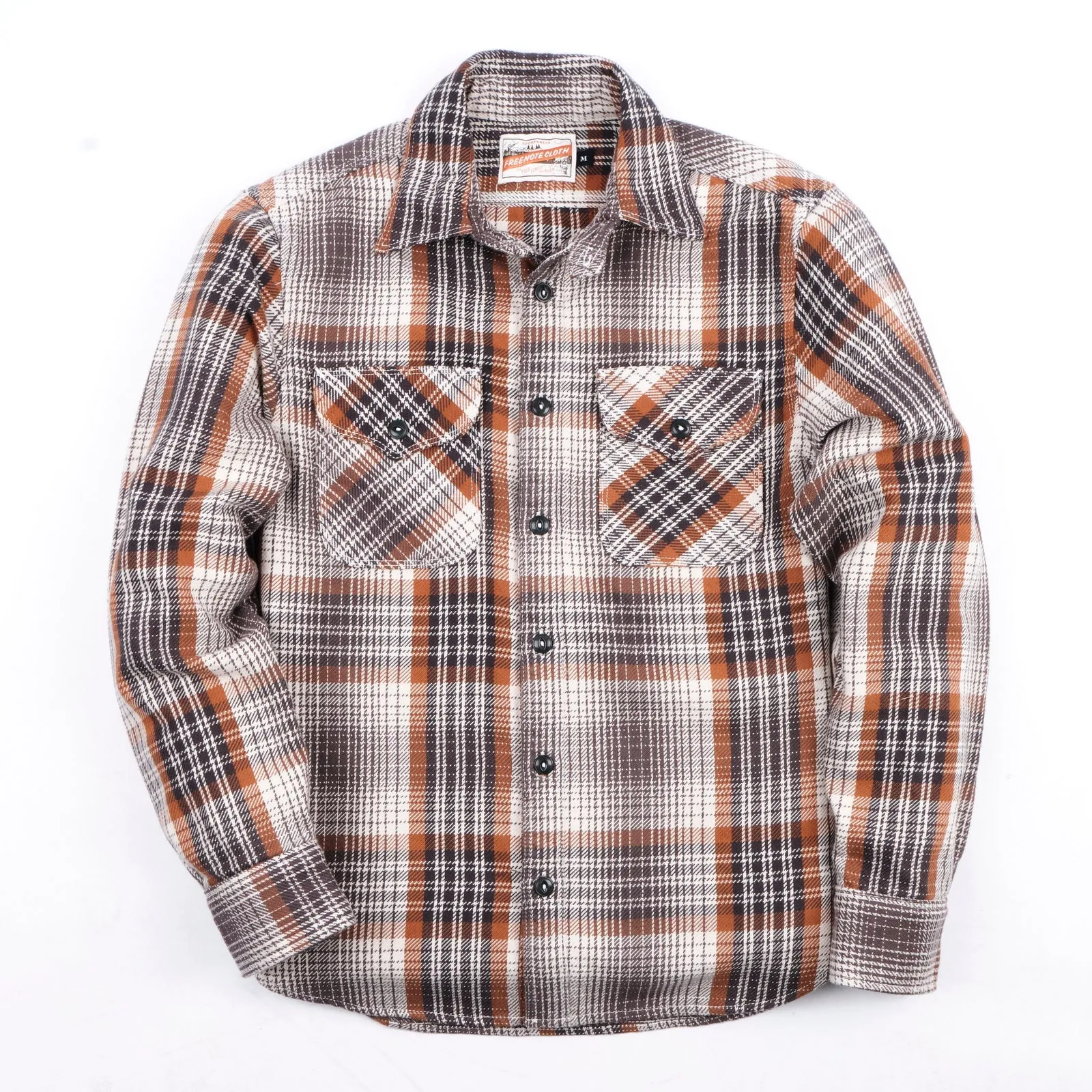 Wells Shirt | Golden Pheasant | Freenote Cloth sold by Man Ready