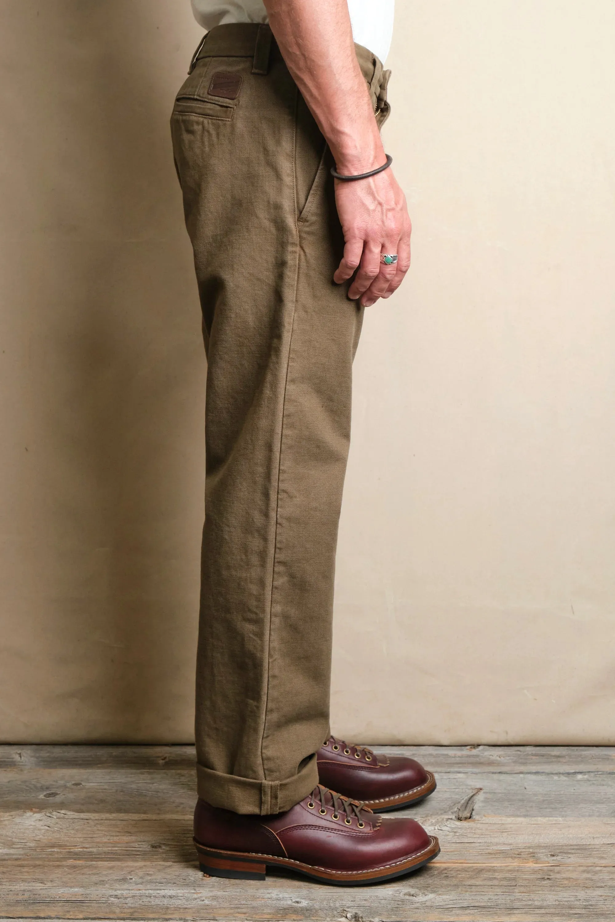 Deck Pant | 14 oz Army | Freenote Cloth sold by Man Ready product image thumbnail 2