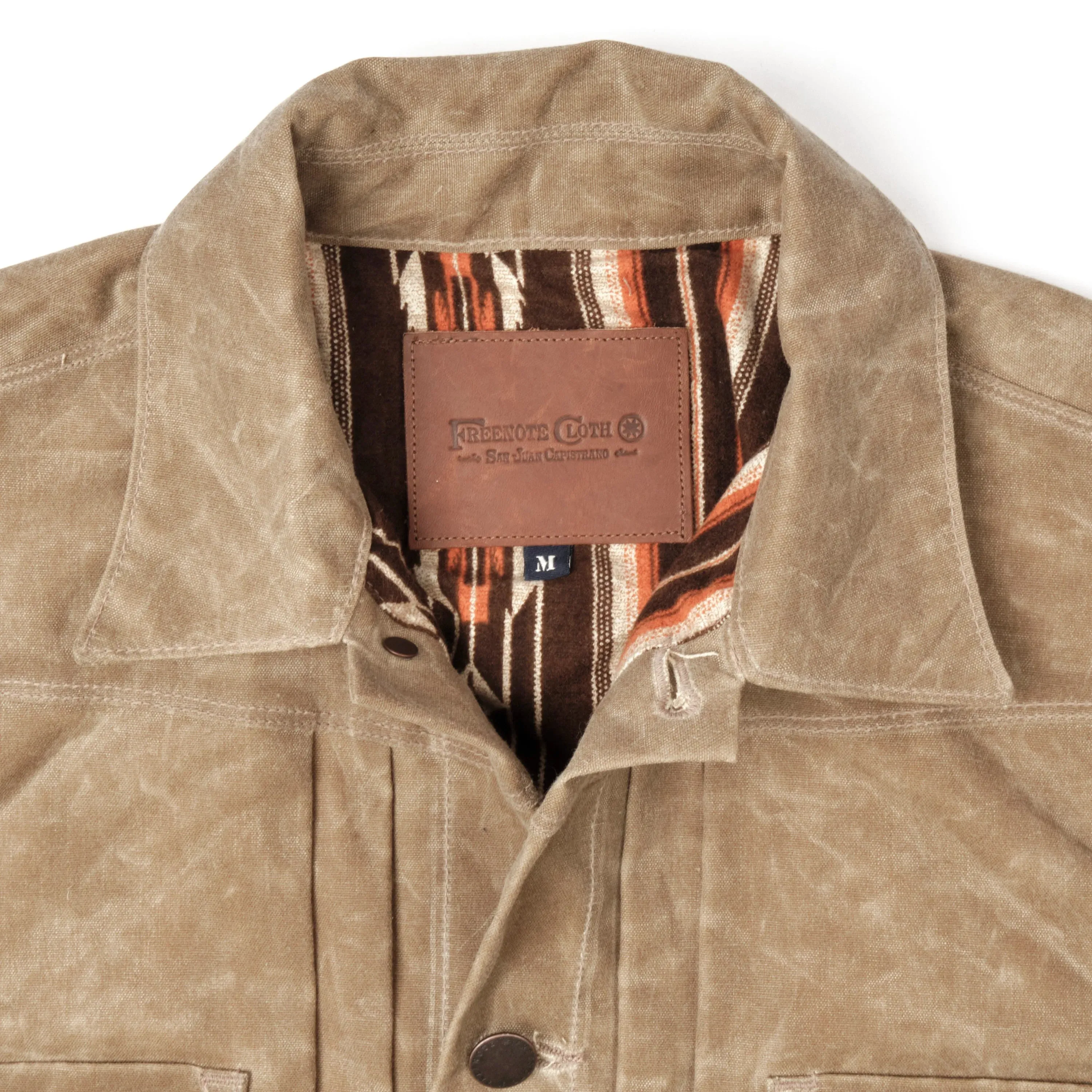 Riders Jacket | Tobacco Brown Interior | Freenote Cloth sold by Man Ready product image thumbnail 3