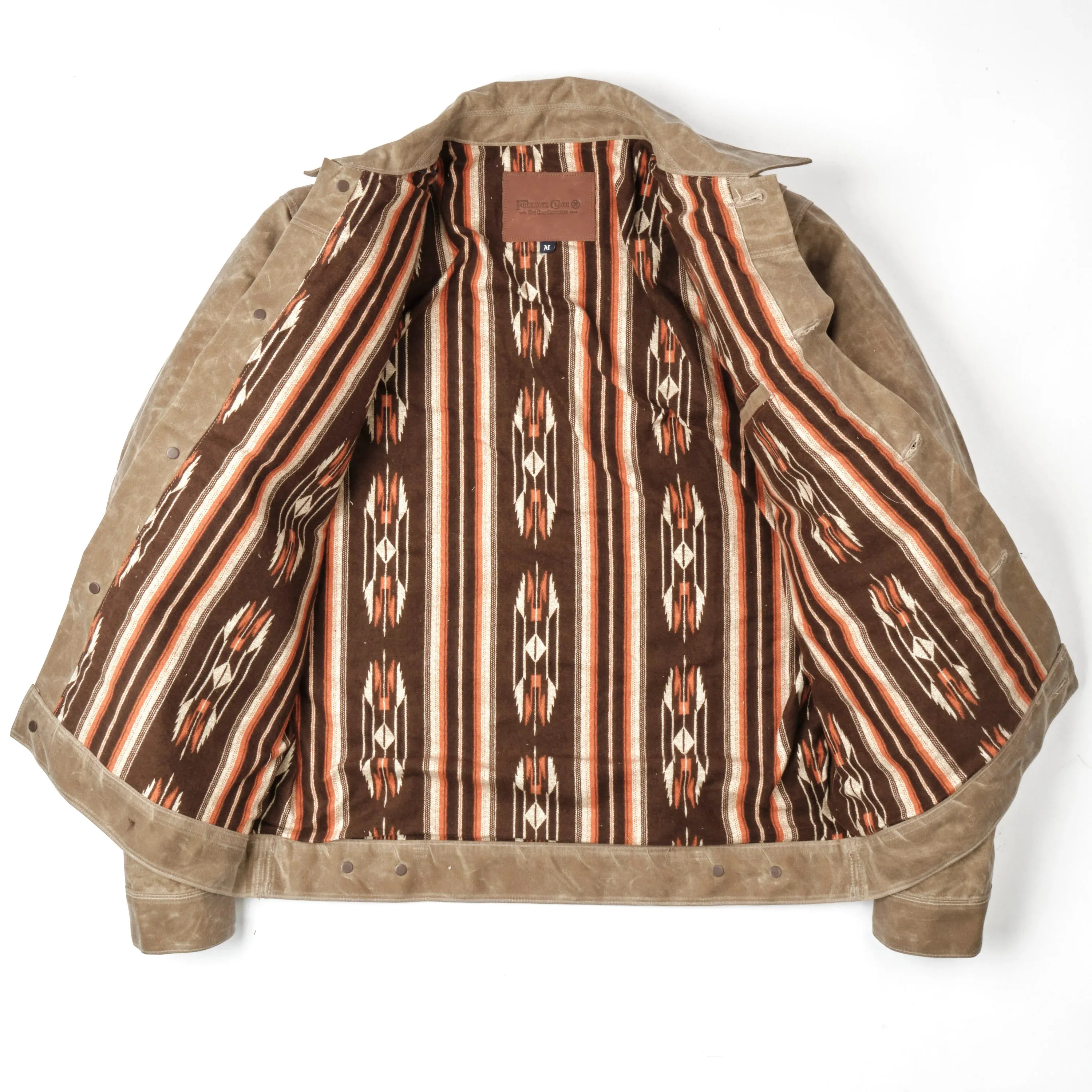 Riders Jacket | Tobacco Brown Interior | Freenote Cloth sold by Man Ready product image thumbnail 2