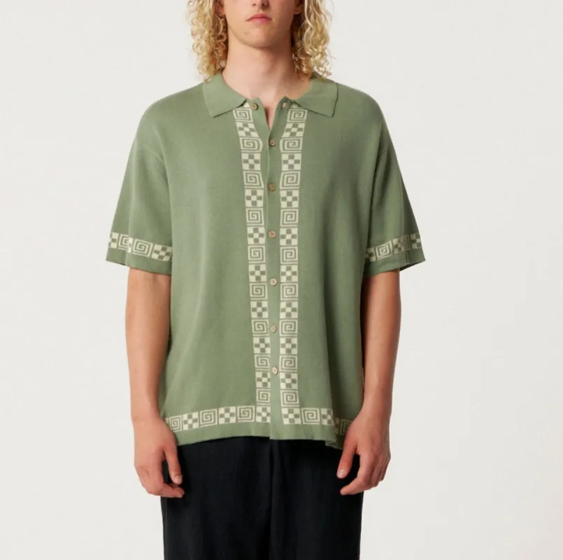 La Concha Polo Shirt | Forest | Critical Slide sold by Man Ready