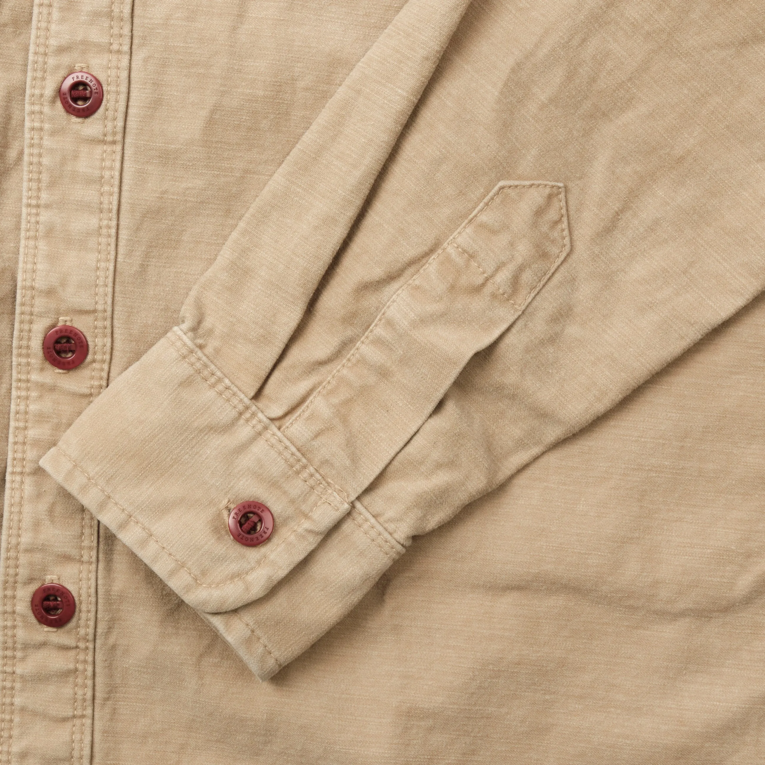 Utility Shirt | Light Khaki | Freenote Cloth sold by Man Ready product image thumbnail 5