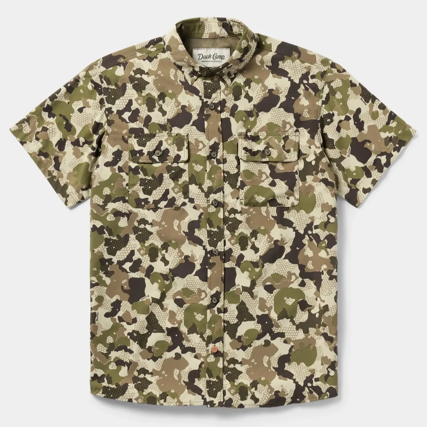 Lightweight Hunting Short Sleeve Shirt | Wetland | Duck Camp sold by Man Ready