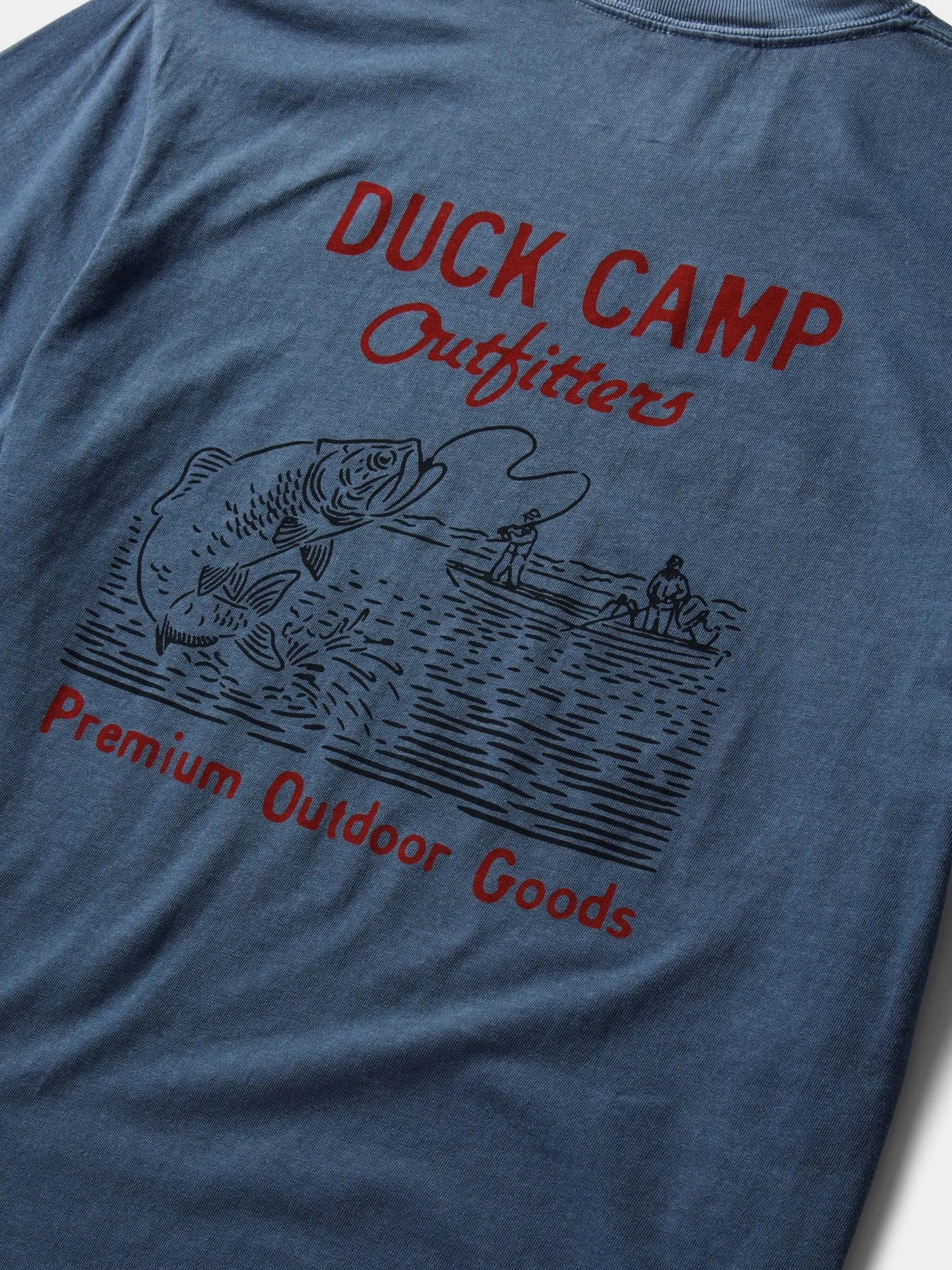 Fish On Tee | Dark Denim | Duck Camp sold by Man Ready product image thumbnail 3
