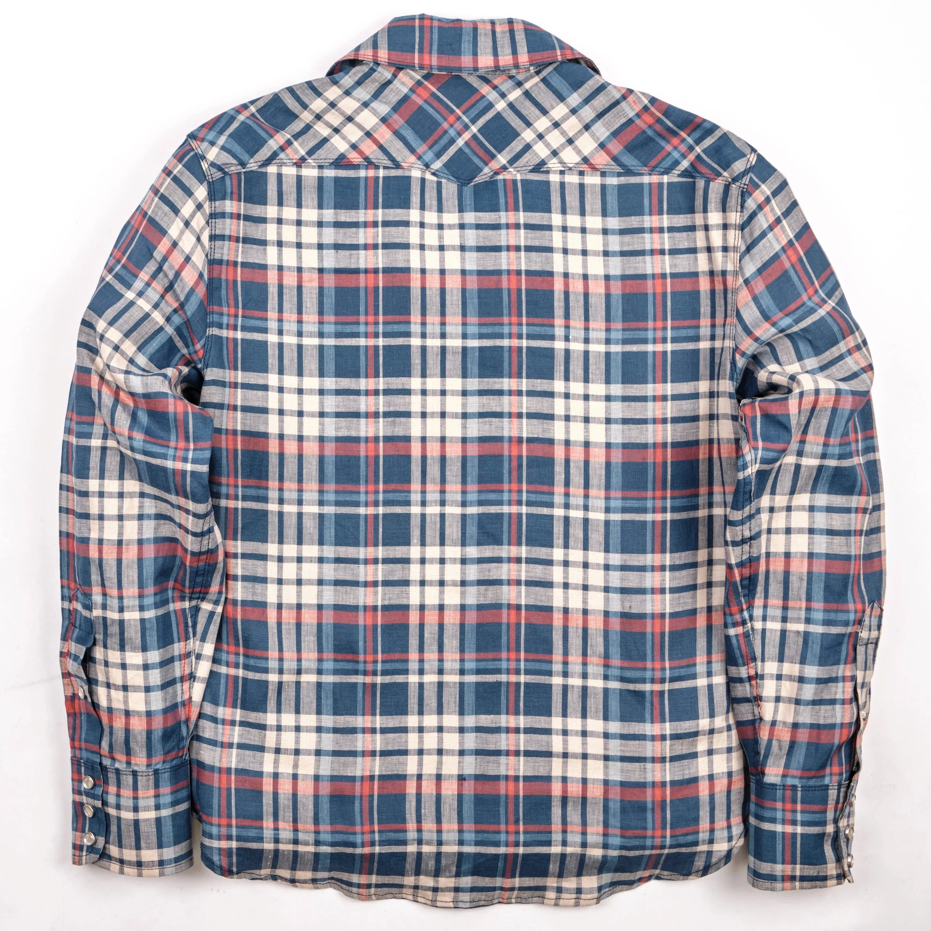 Western Scout Shirt | Kingfisher Blue | Freenote Cloth sold by Man Ready product image thumbnail 2