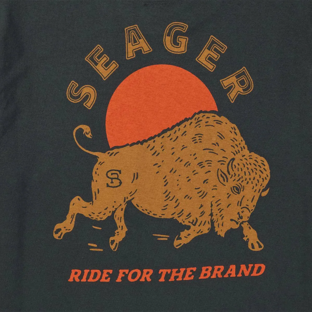 Ride For The Brand Tee | Vintage Black | Seager Co. sold by Man Ready product image thumbnail 3