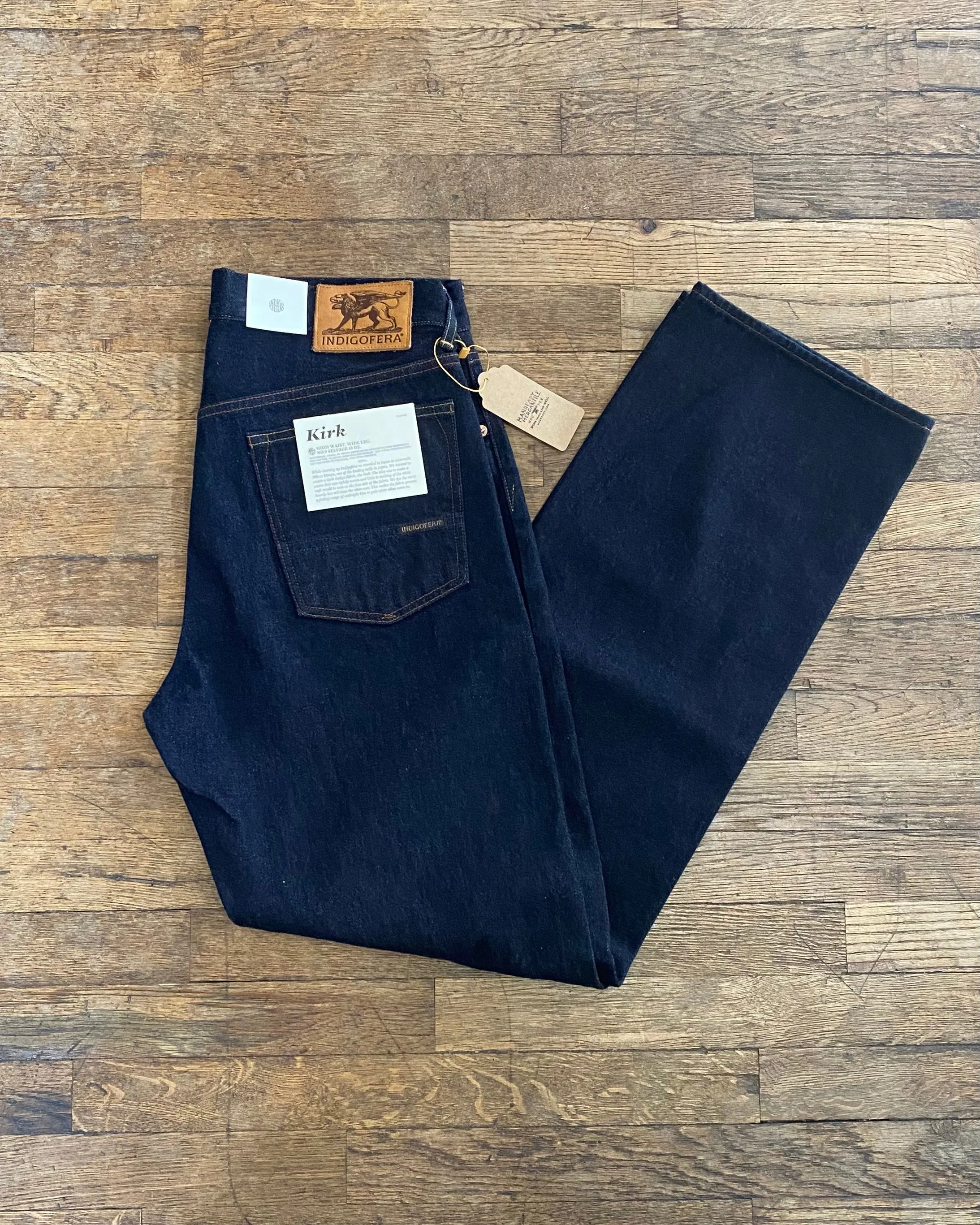 Kirk Jeans | No. 9 | Indigofera sold by Man Ready