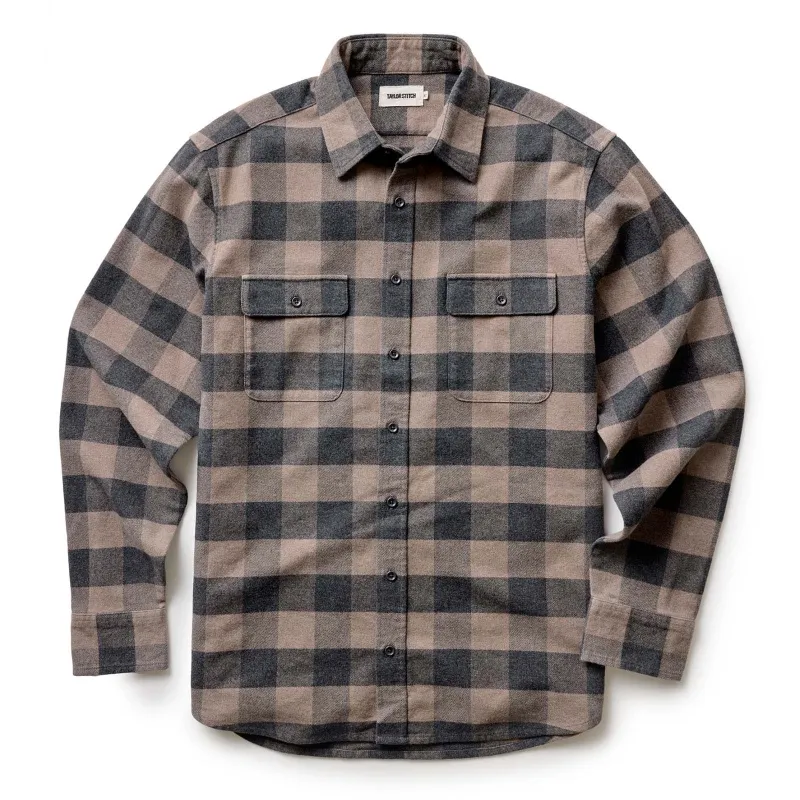 The Yosemite | Heather Sable Buffalo Check | Taylor Stitch sold by Man Ready