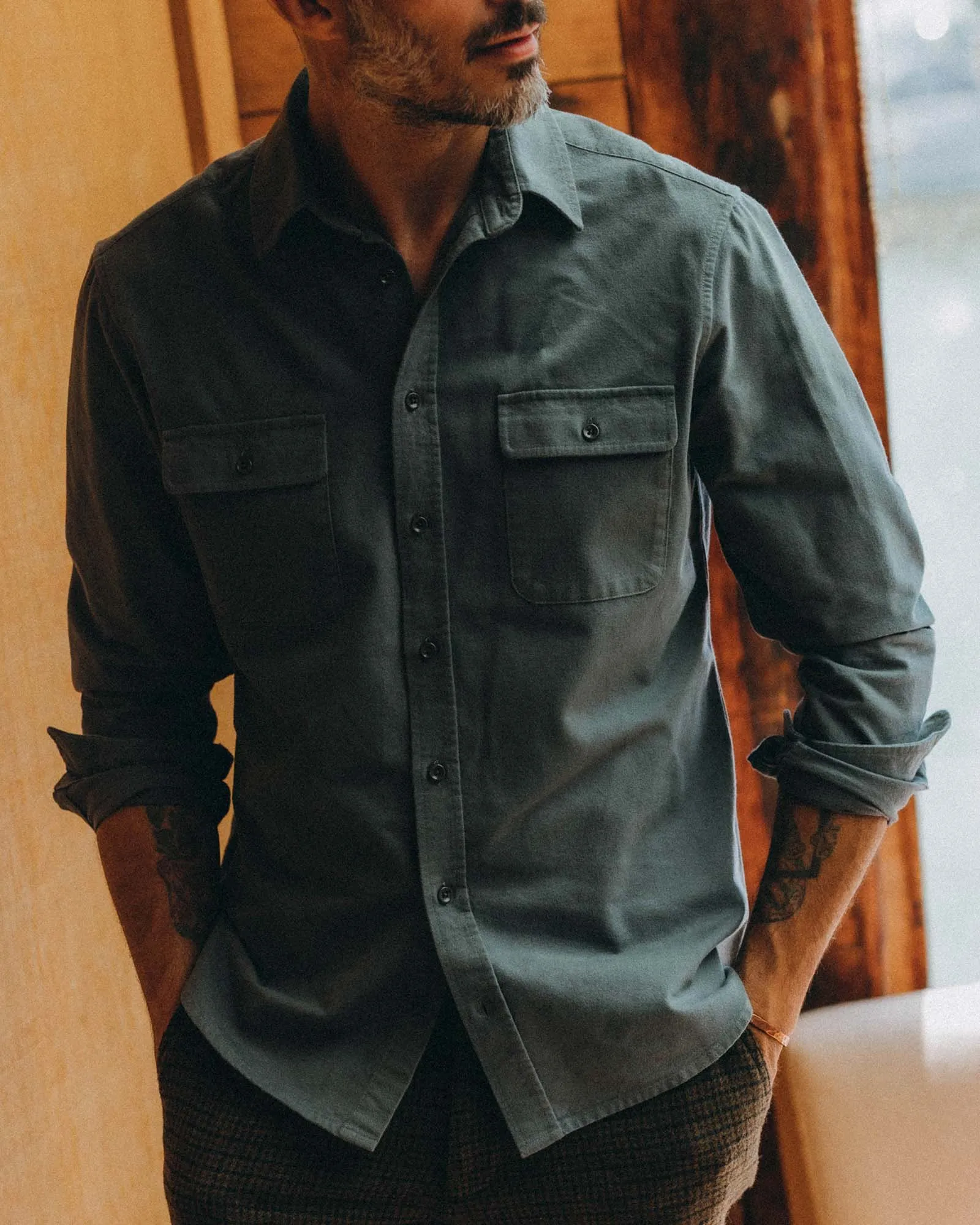 The Yosemite | Slate | Taylor Stitch sold by Man Ready product image thumbnail 3