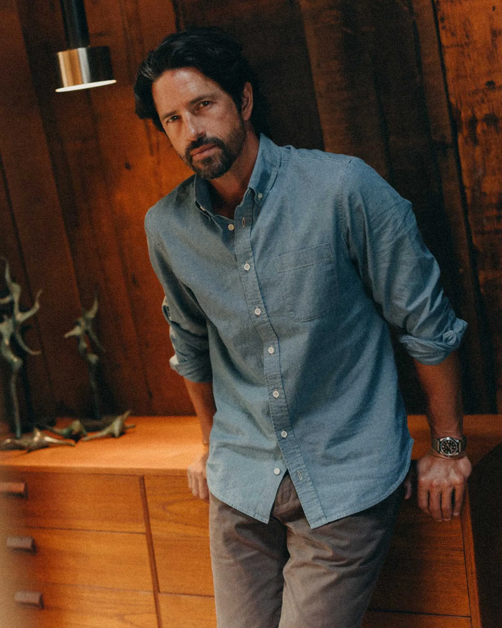 The Jack | Washed Indigo Chambray | Taylor Stitch sold by Man Ready product image thumbnail 2