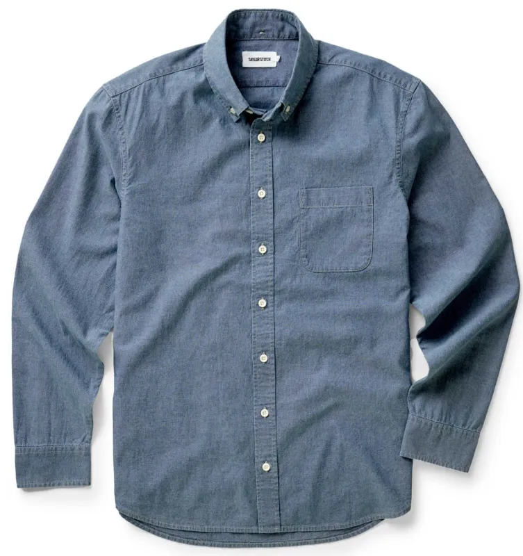 The Jack | Washed Indigo Chambray | Taylor Stitch sold by Man Ready