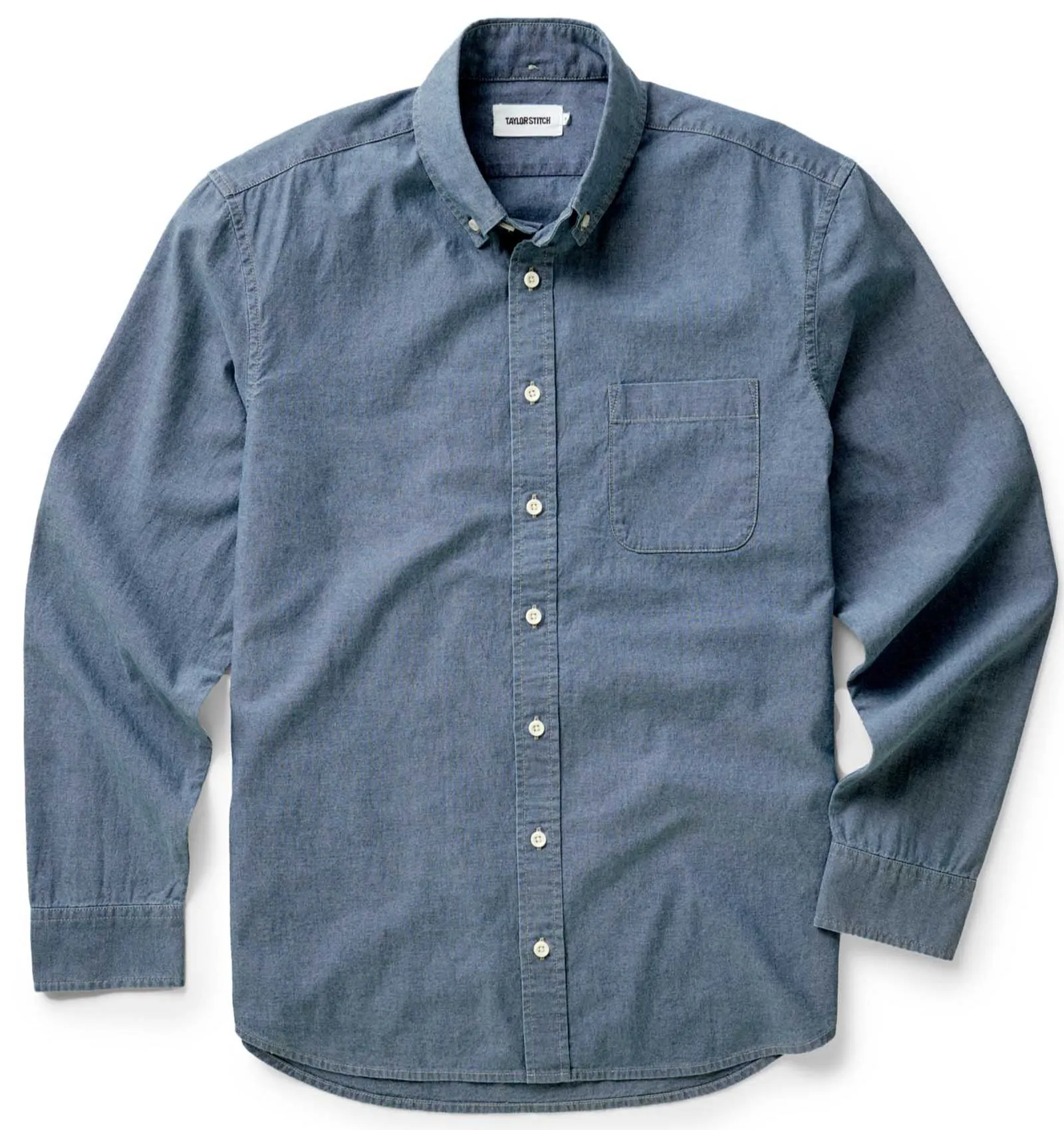 The Jack | Washed Indigo Chambray | Taylor Stitch sold by Man Ready
