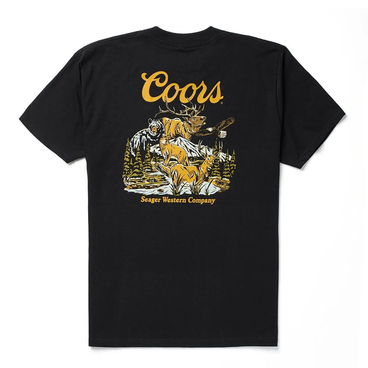 Preserve Tee | Black | Seager Co. x Coors Banquet sold by Man Ready