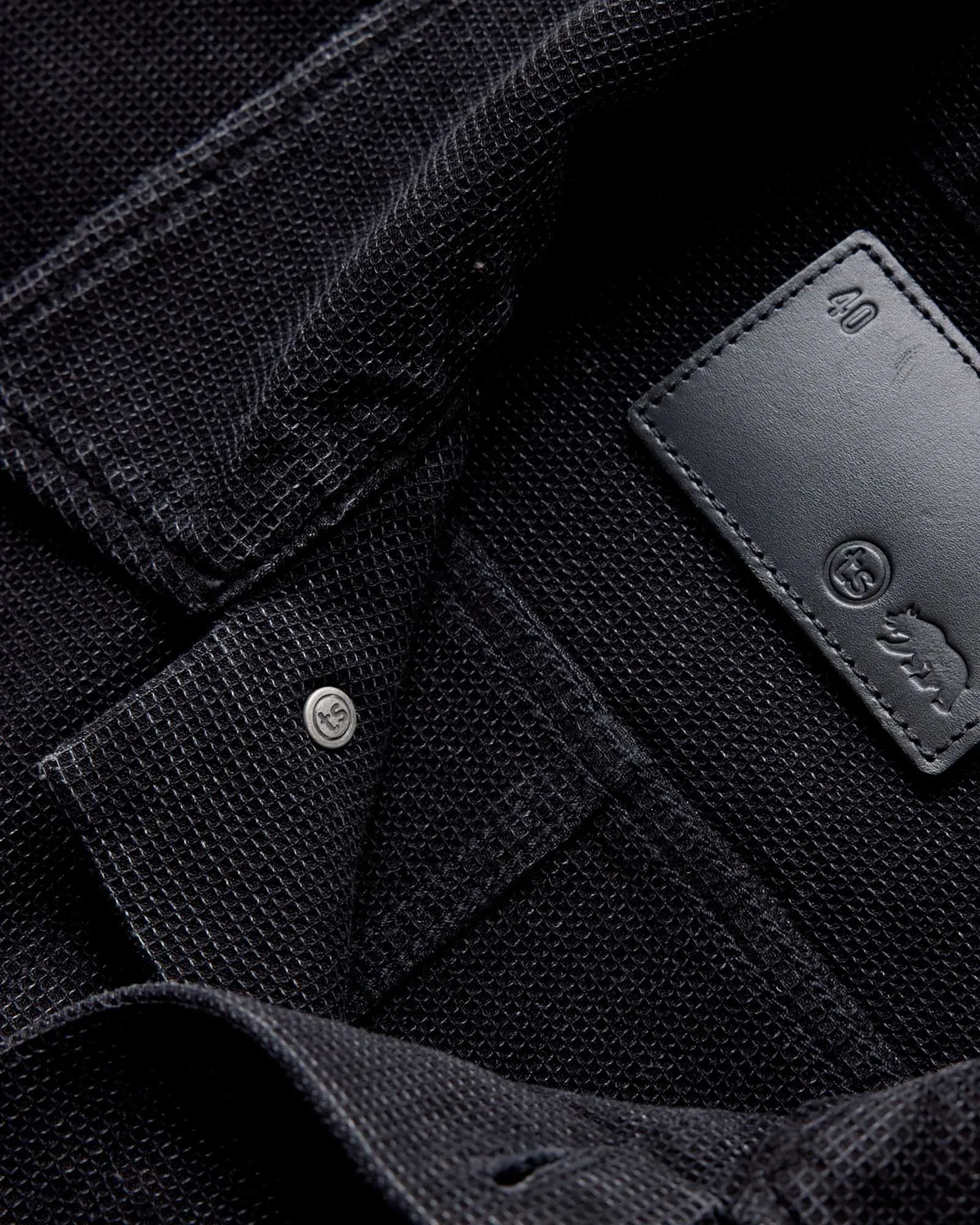 The Long Haul Jacket | Black Indigo Waffle | Taylor Stitch sold by Man Ready product image thumbnail 3