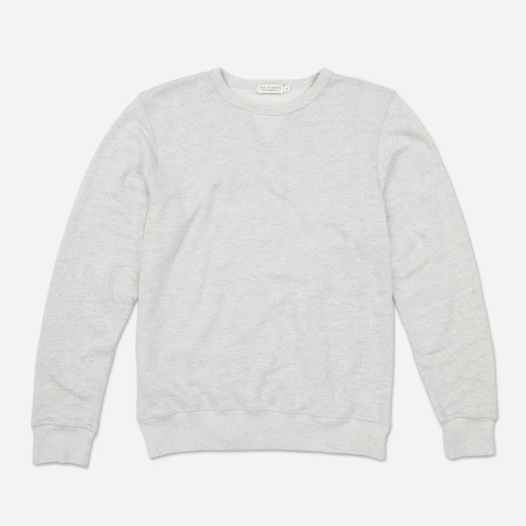 Vintage Crewneck Sweatshirt | Grey Heather | Ace Rivington sold by Man Ready