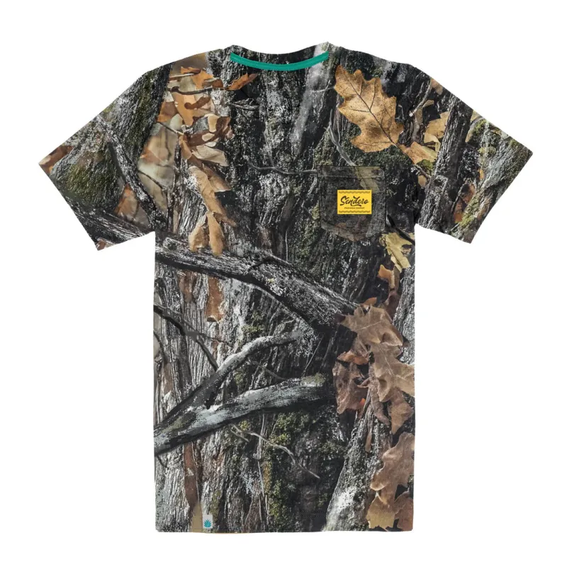 Logo Vintage Pocket Tee | Will Tree Camo | Sendero Provisions Co made by Sendero Provisions CO