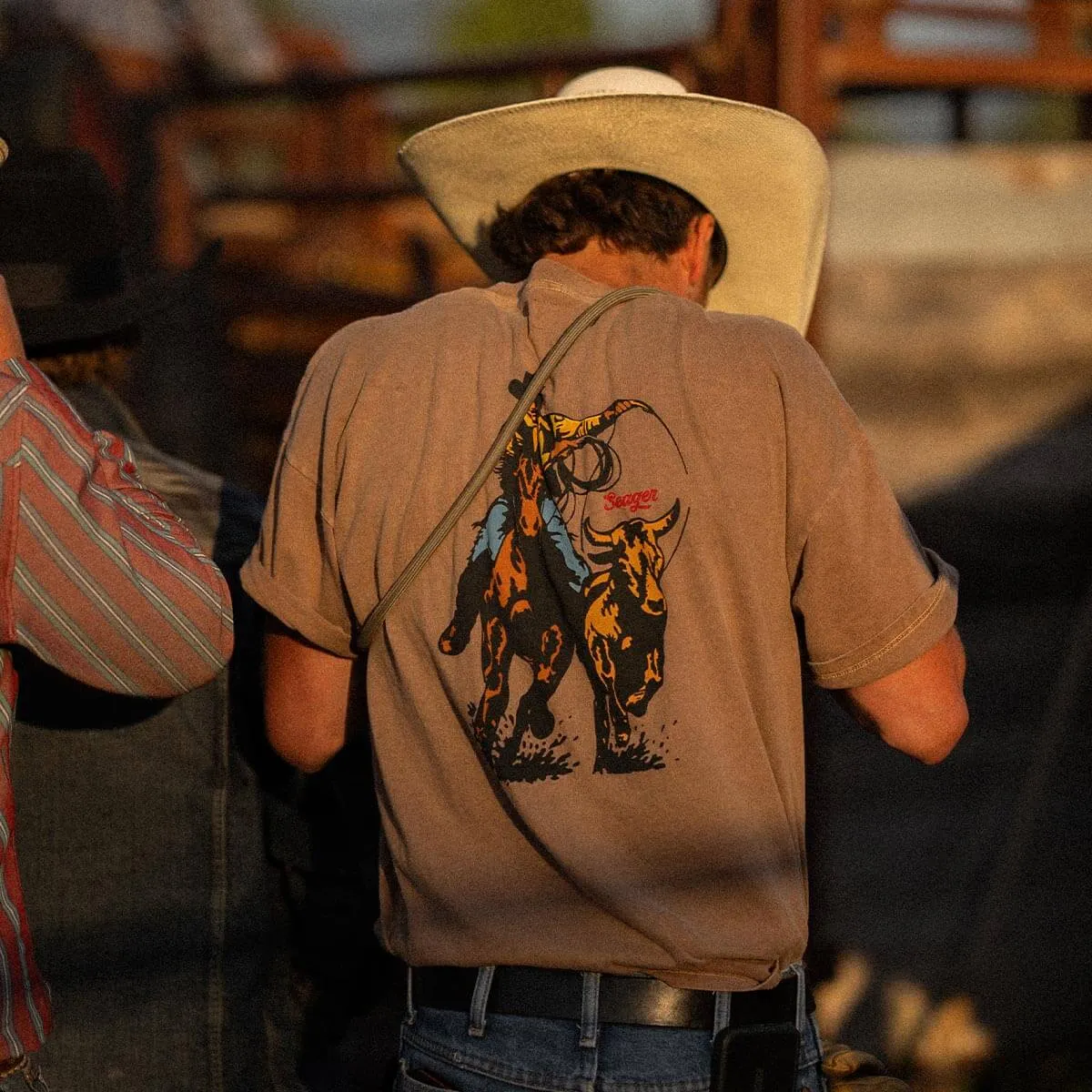 Premium Rodeo Series Tee | Pigment Brown | Seager Co. sold by Man Ready product image thumbnail 3