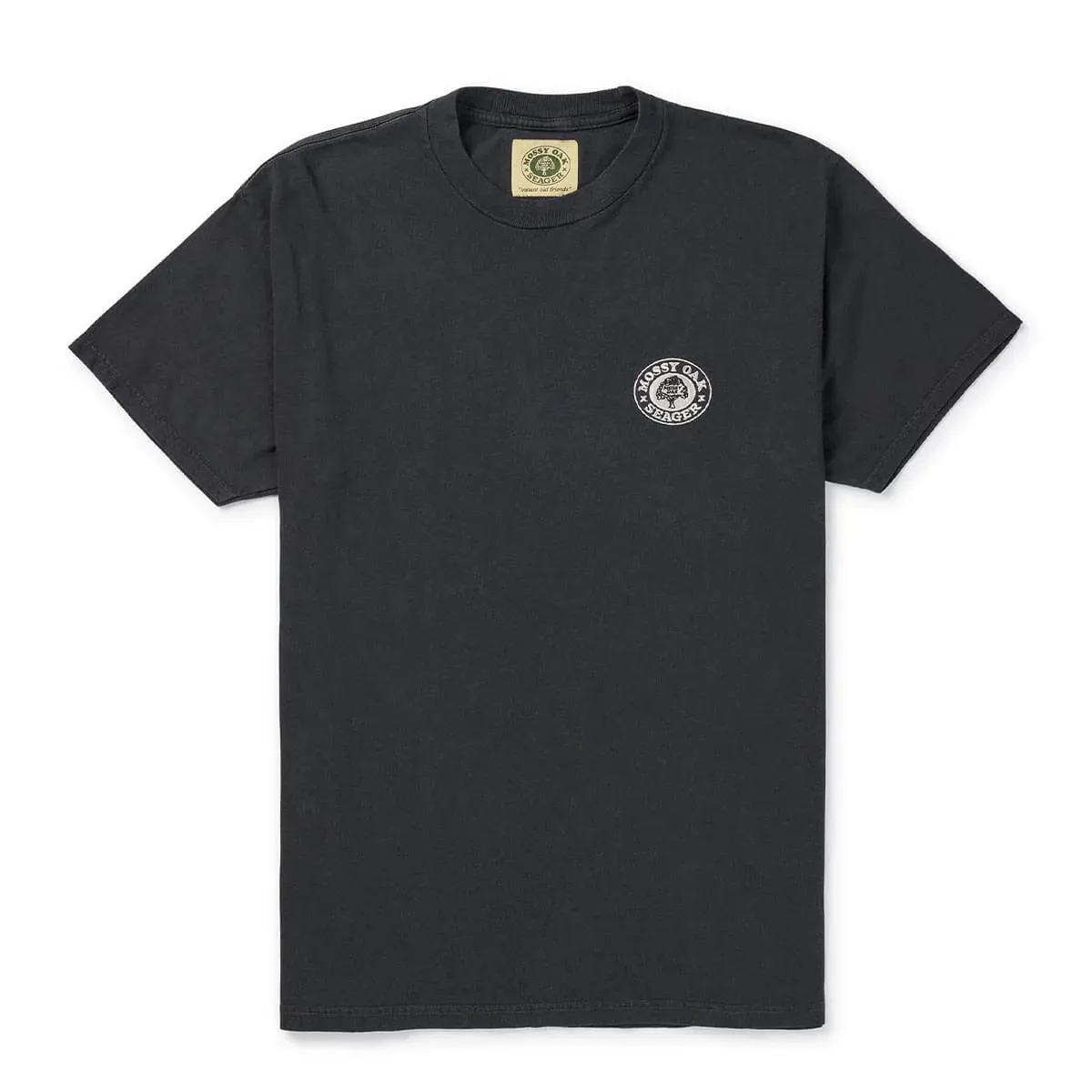 Seager x Mossy Oak Premium Tee | Pigment Black | Seager Co. sold by Man Ready