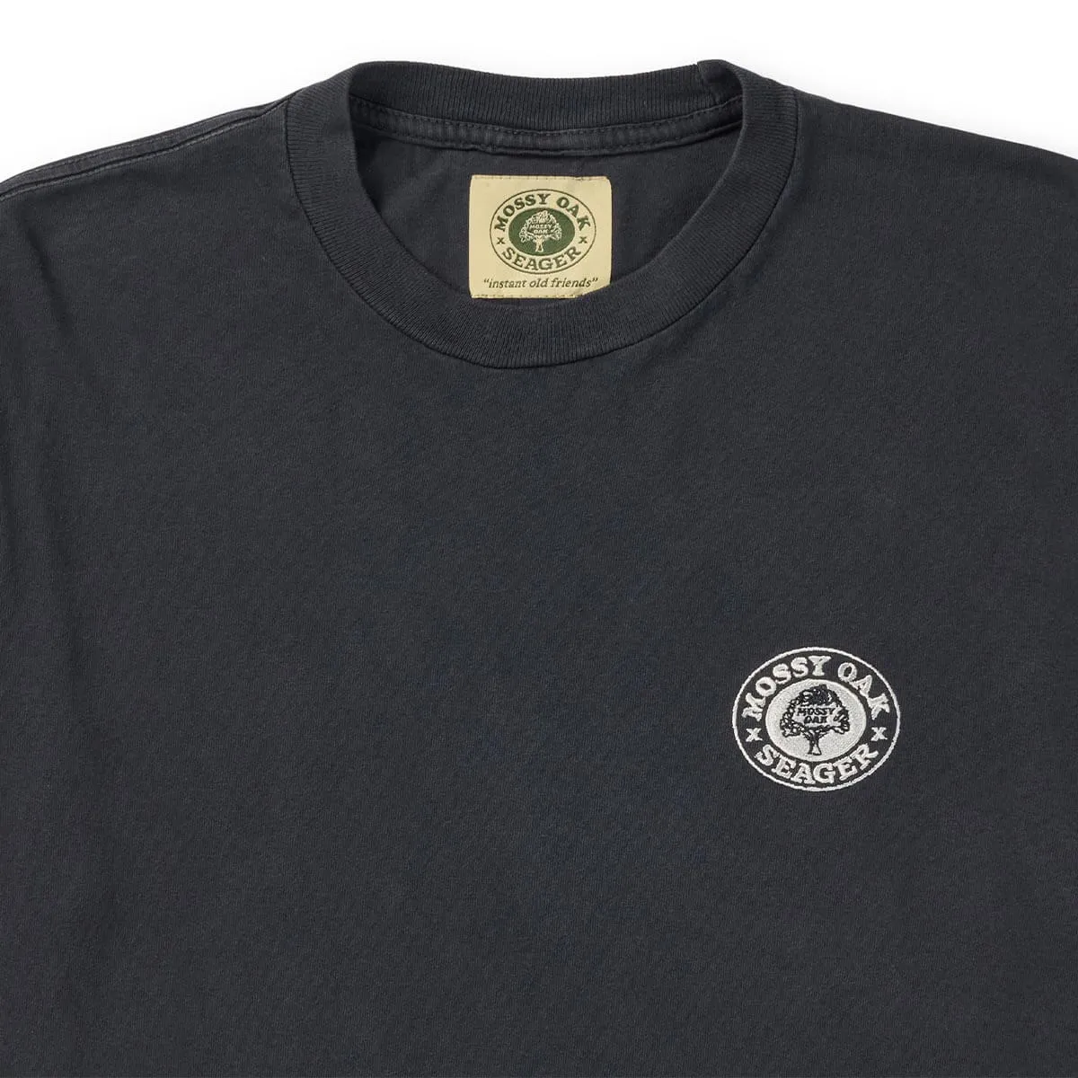 Seager x Mossy Oak Premium Tee | Pigment Black | Seager Co. sold by Man Ready product image thumbnail 2