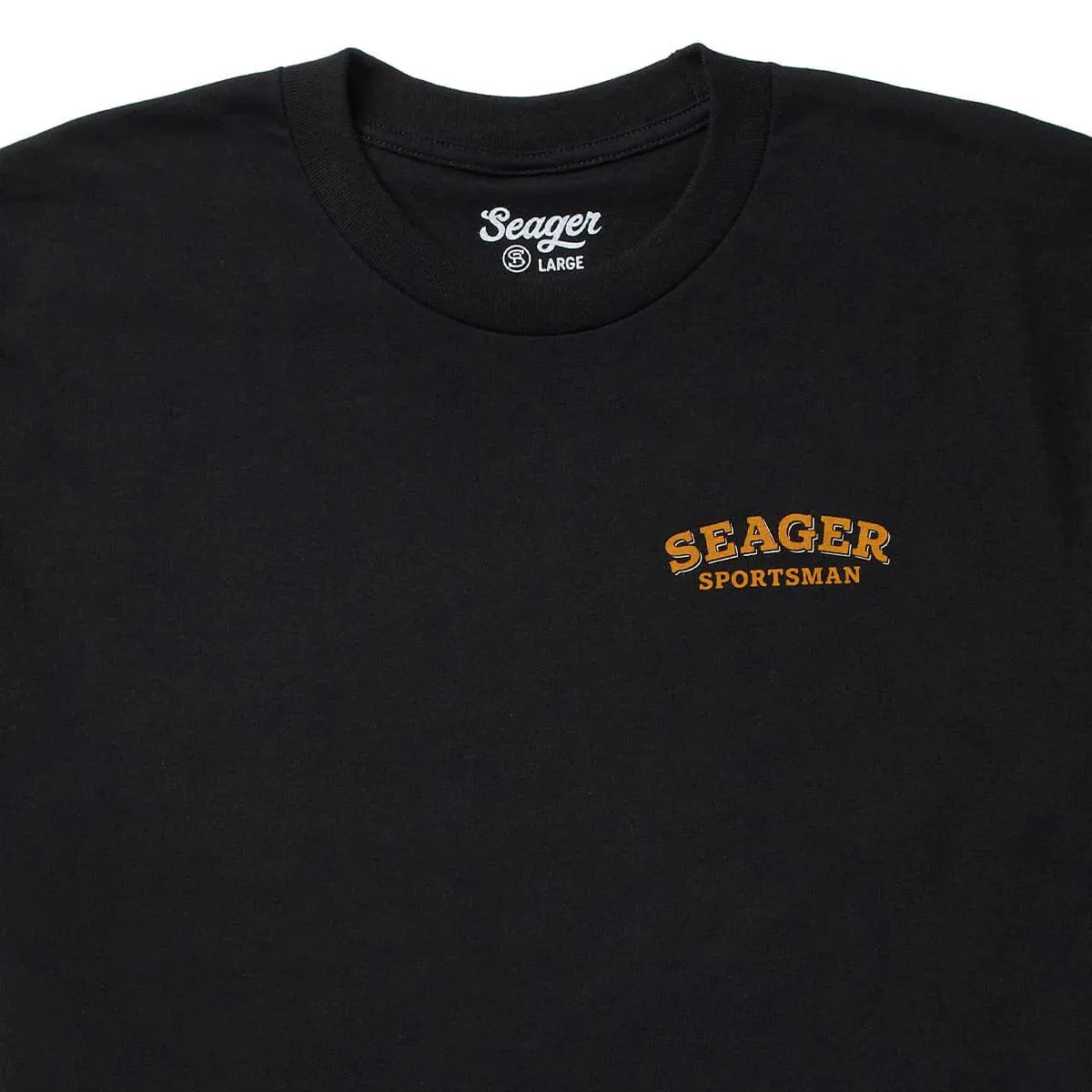 Sportman Tee | Black | Seager Co. sold by Man Ready product image thumbnail 4