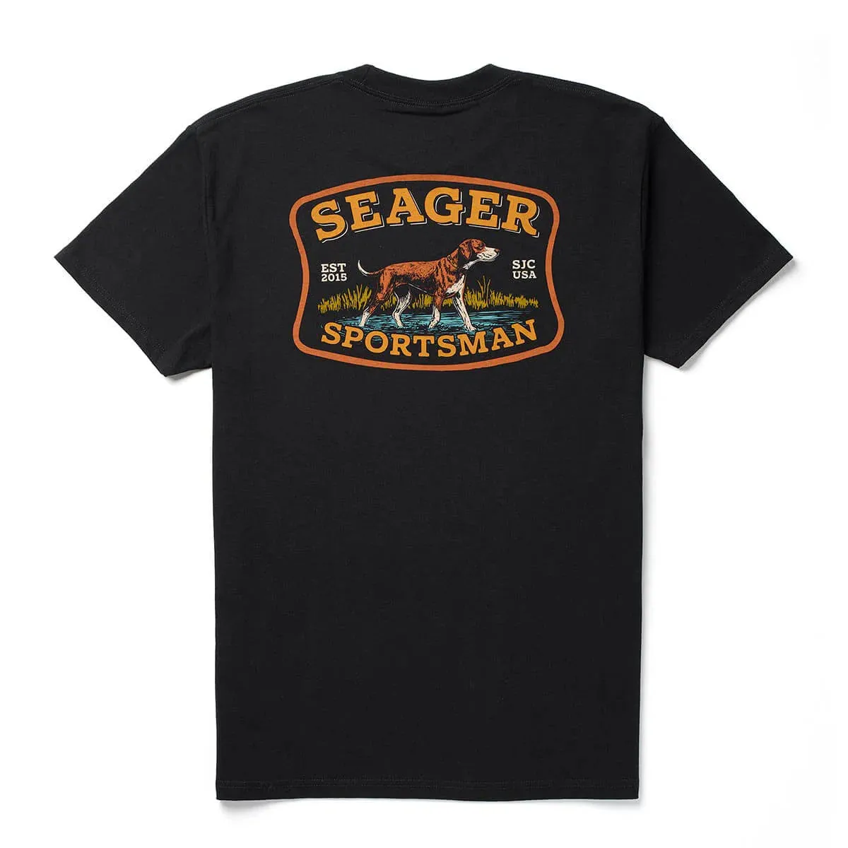 Sportman Tee | Black | Seager Co. sold by Man Ready