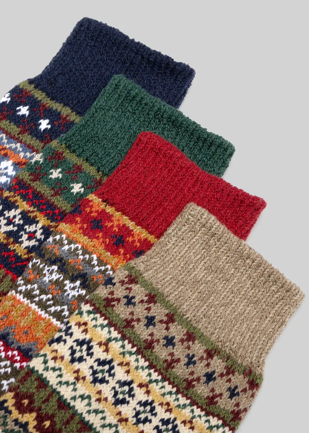 Socks | Cotton Fair Isle | American Trench sold by Man Ready product image thumbnail 2