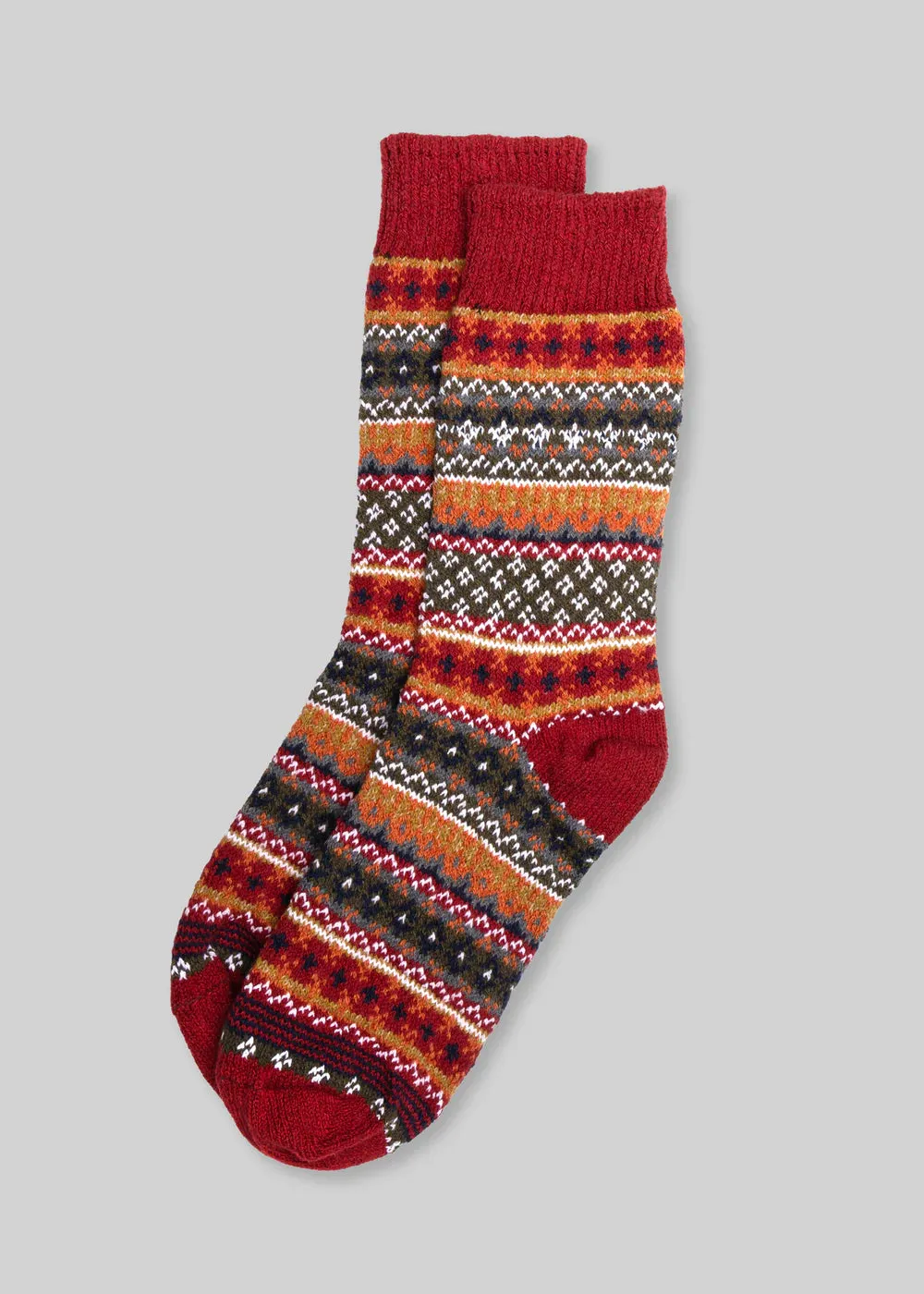 Socks | Cotton Fair Isle | American Trench sold by Man Ready product image thumbnail 4