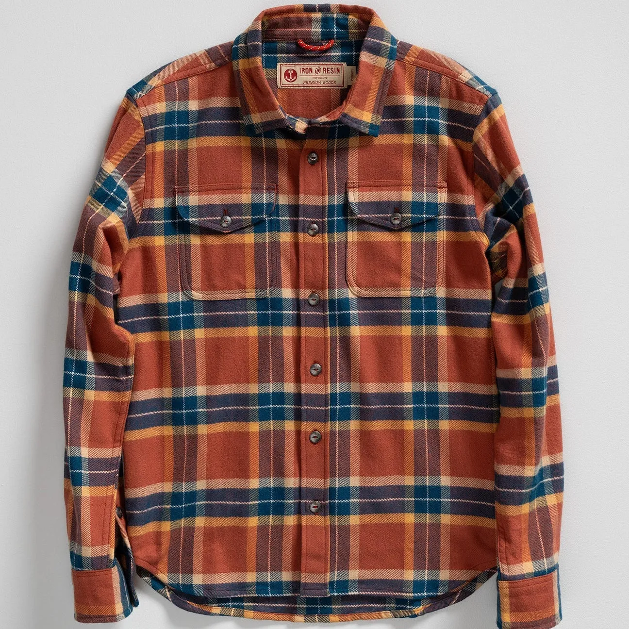 Sierra Shirt | Rust | Iron & Resin sold by Man Ready