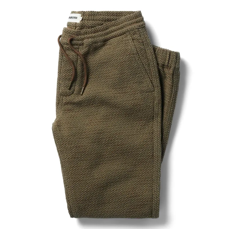 The Apres Pant | Cypress Sashiko | Taylor Stitch sold by Man Ready