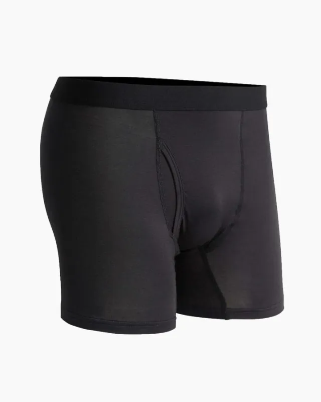 Lewis Boxer Brief | Black | Richer Poorer sold by Man Ready