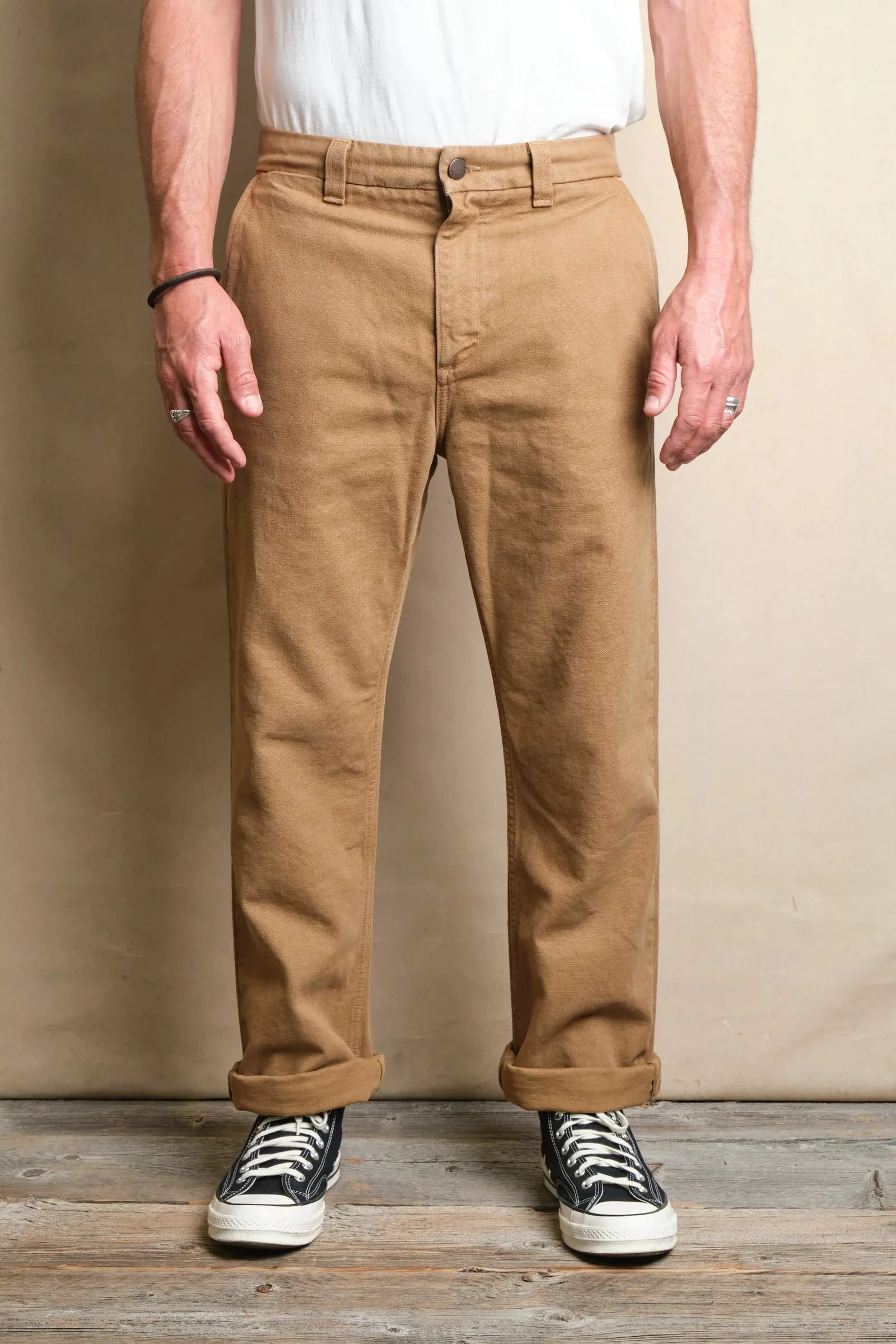 Deck Pant | 14 oz Tan | Freenote Cloth sold by Man Ready