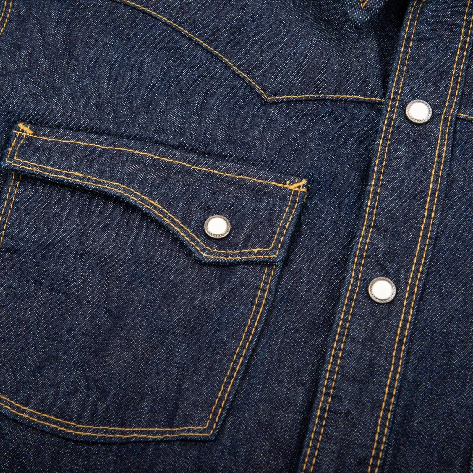 Calico Shirt | 9 oz Indigo Denim | Freenote Cloth sold by Man Ready product image thumbnail 3